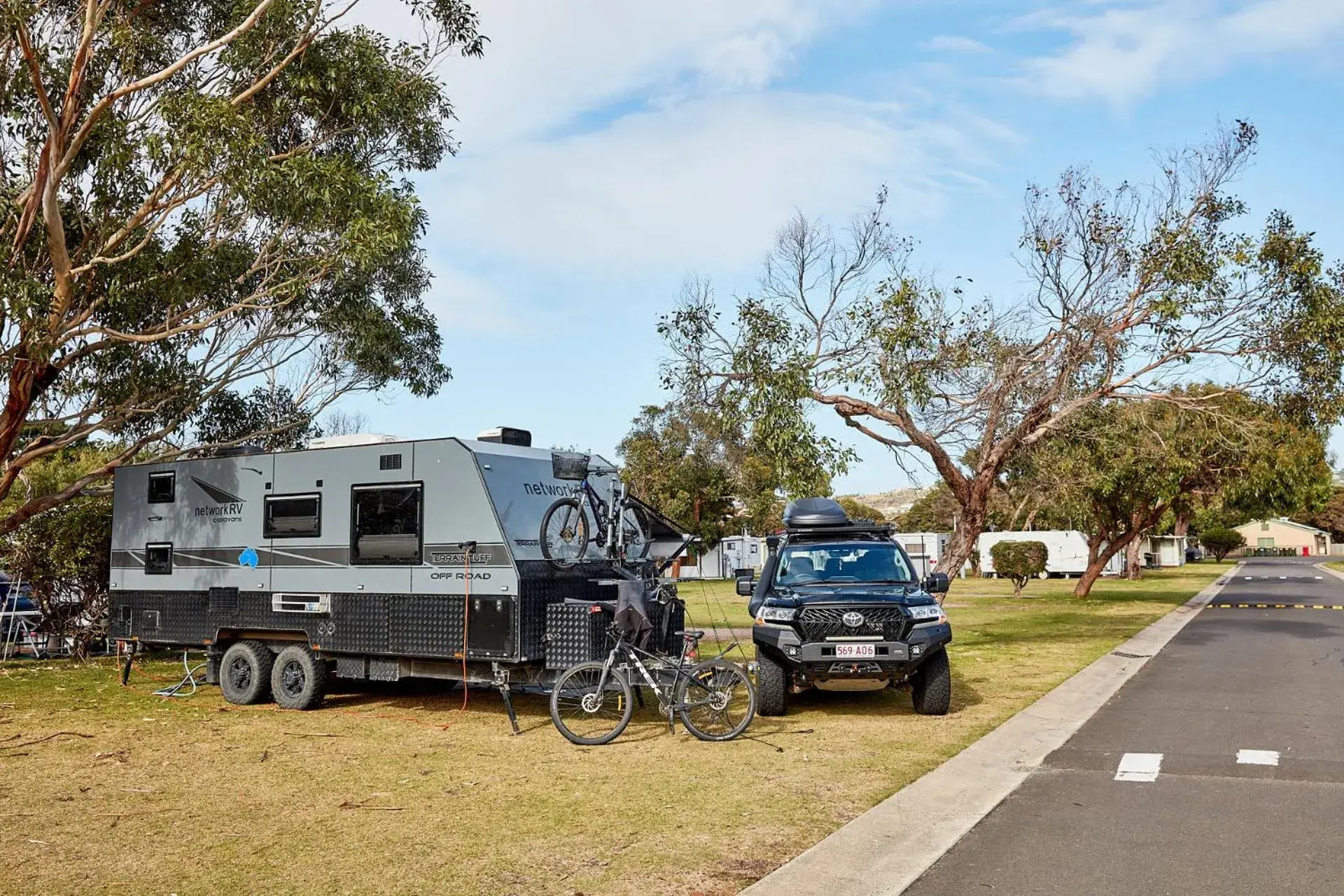 Powered Site - No Bed Provided in Anglesea Family Caravan Park Powered Site - No Bed Provided in Anglesea Family Caravan Park