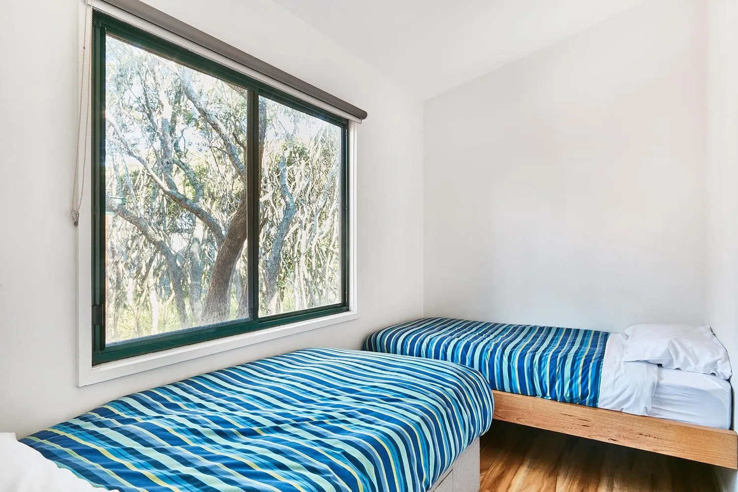 Bed in Anglesea Family Caravan Park