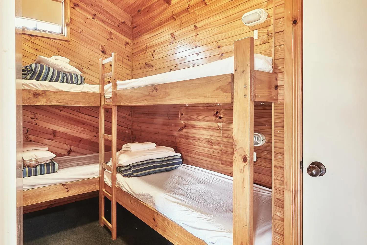 Bed in Anglesea Family Caravan Park