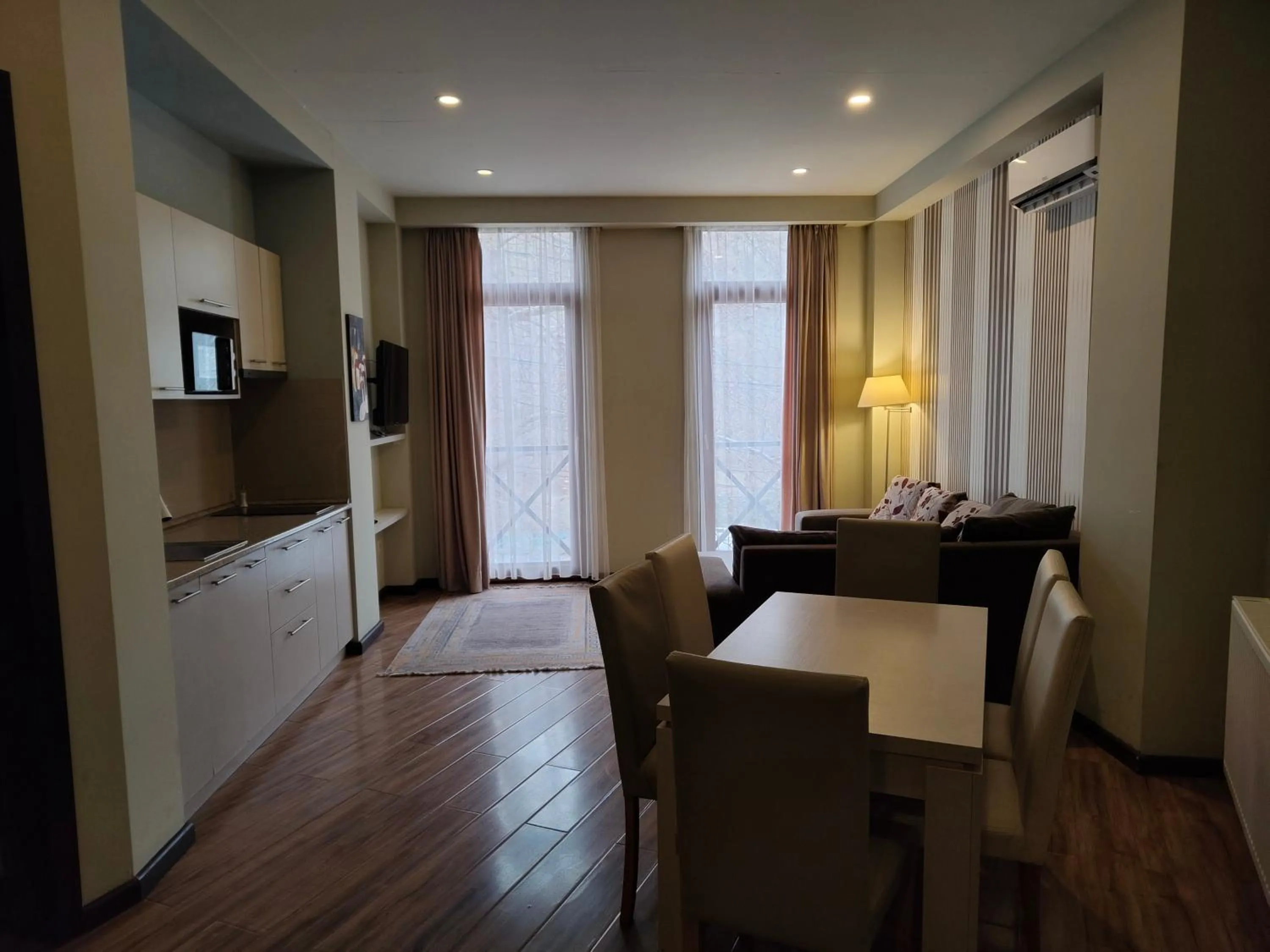 Living room in Sani Apart Hotel