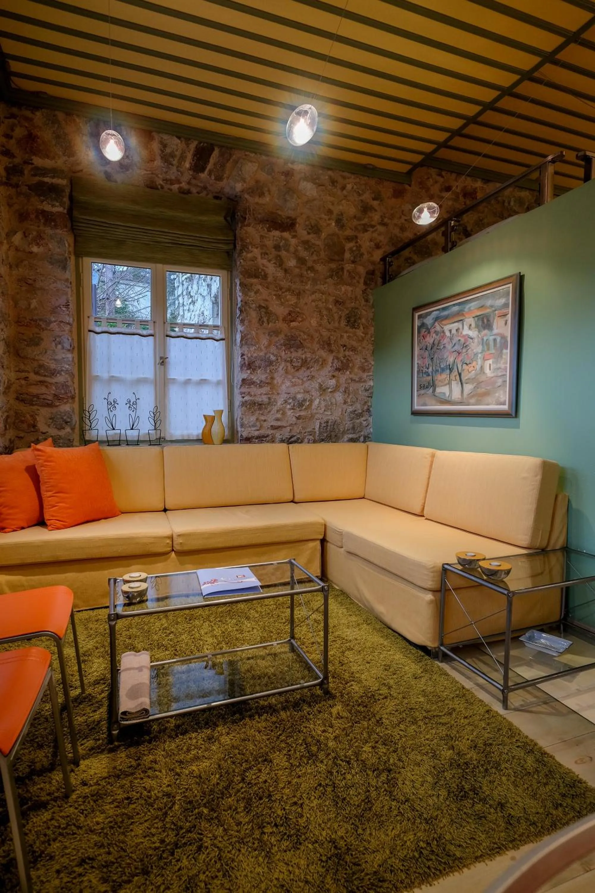 Living room in Kyriaki Guesthouse & Suites