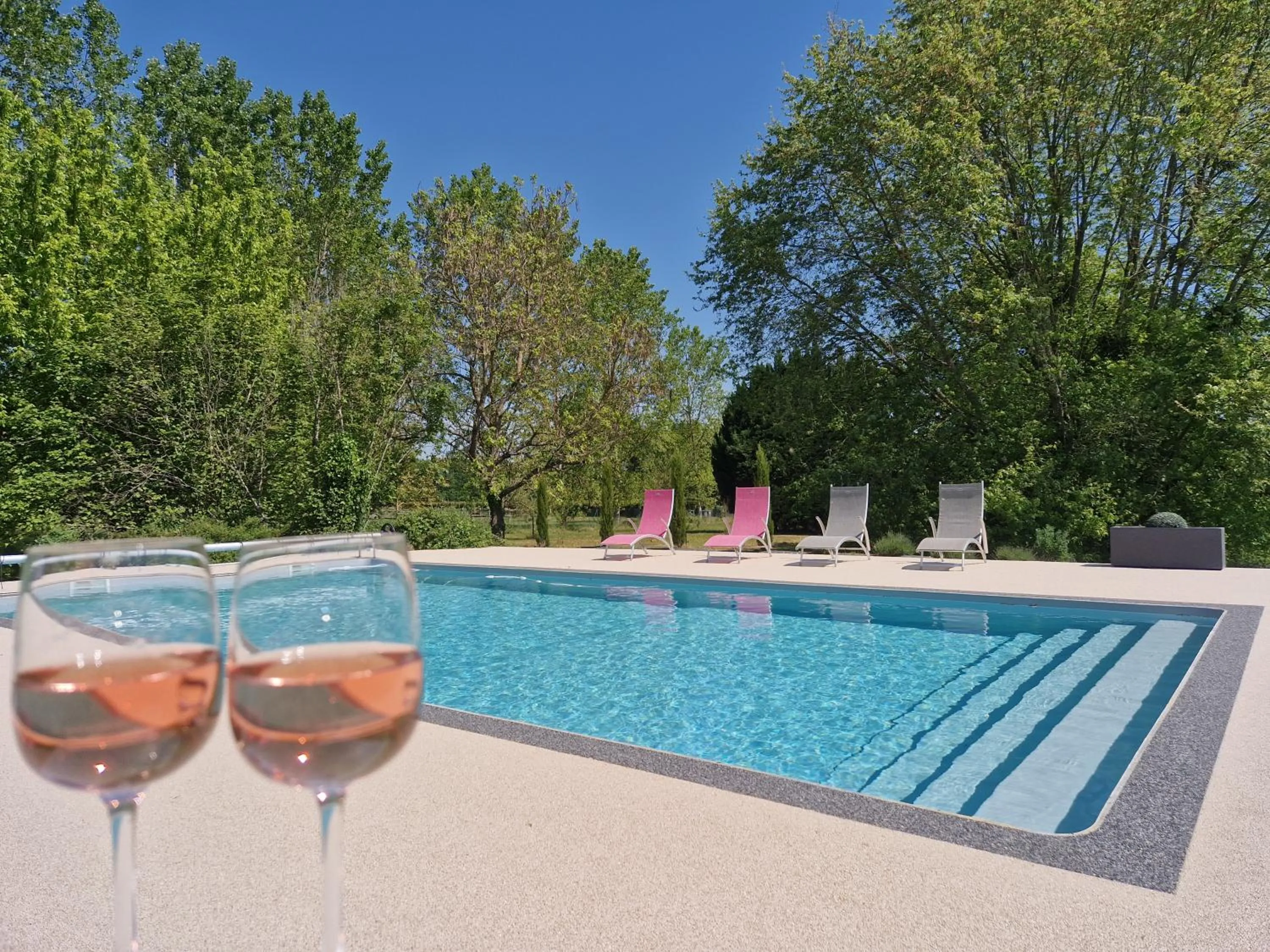 Patio in Chambre d'hôtes
