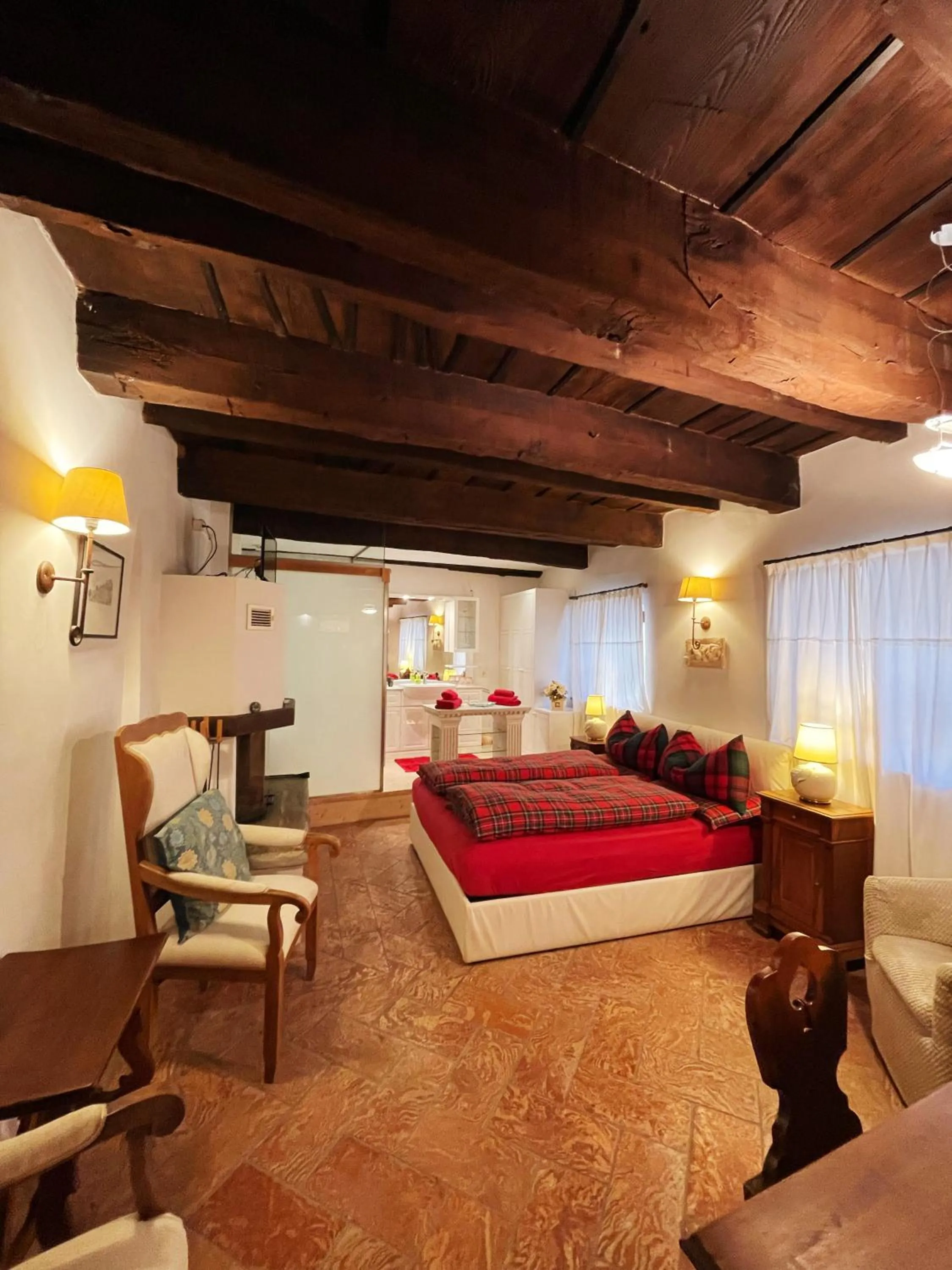 Bed in Grotto Flora B&B Chambres de charme