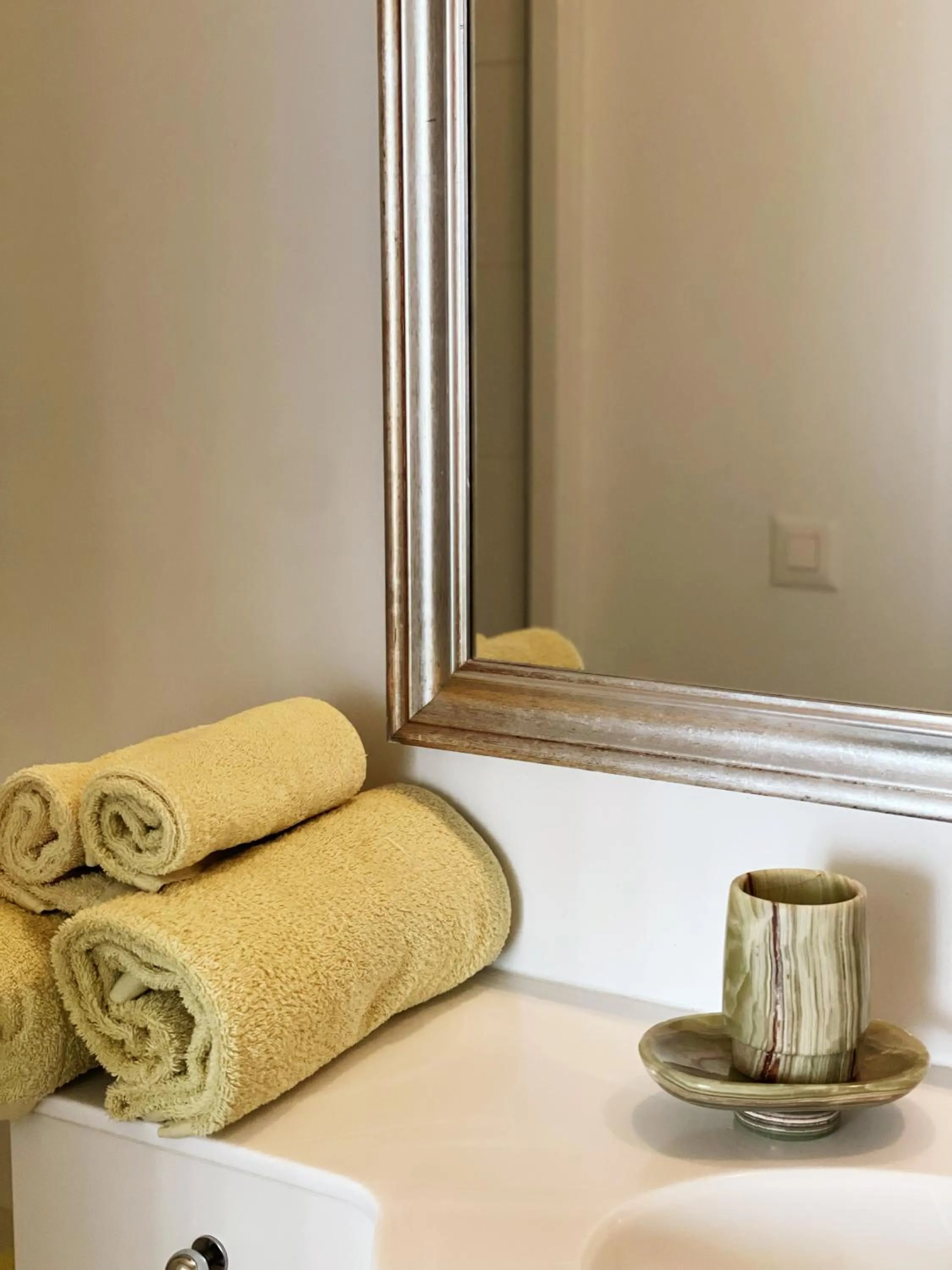 Bed in Grotto Flora B&B Chambres de charme