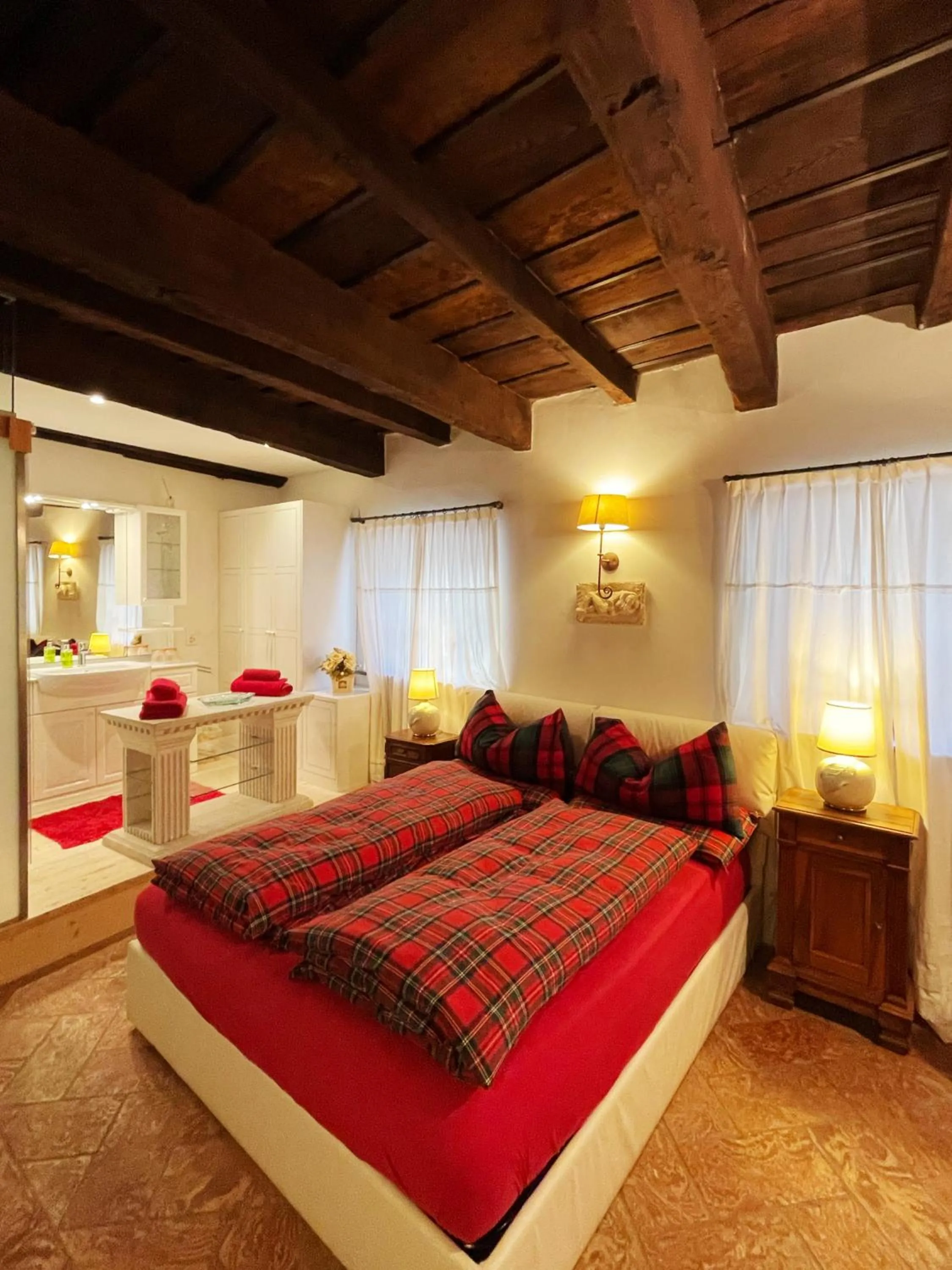 Bed in Grotto Flora B&B Chambres de charme