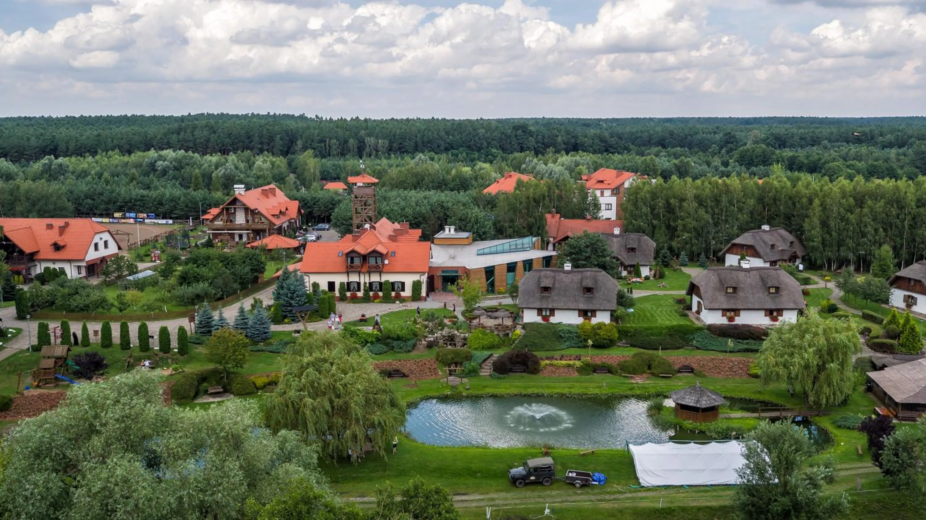 Bird's eye view in Hotel Osada Karbówko Wellness & SPA