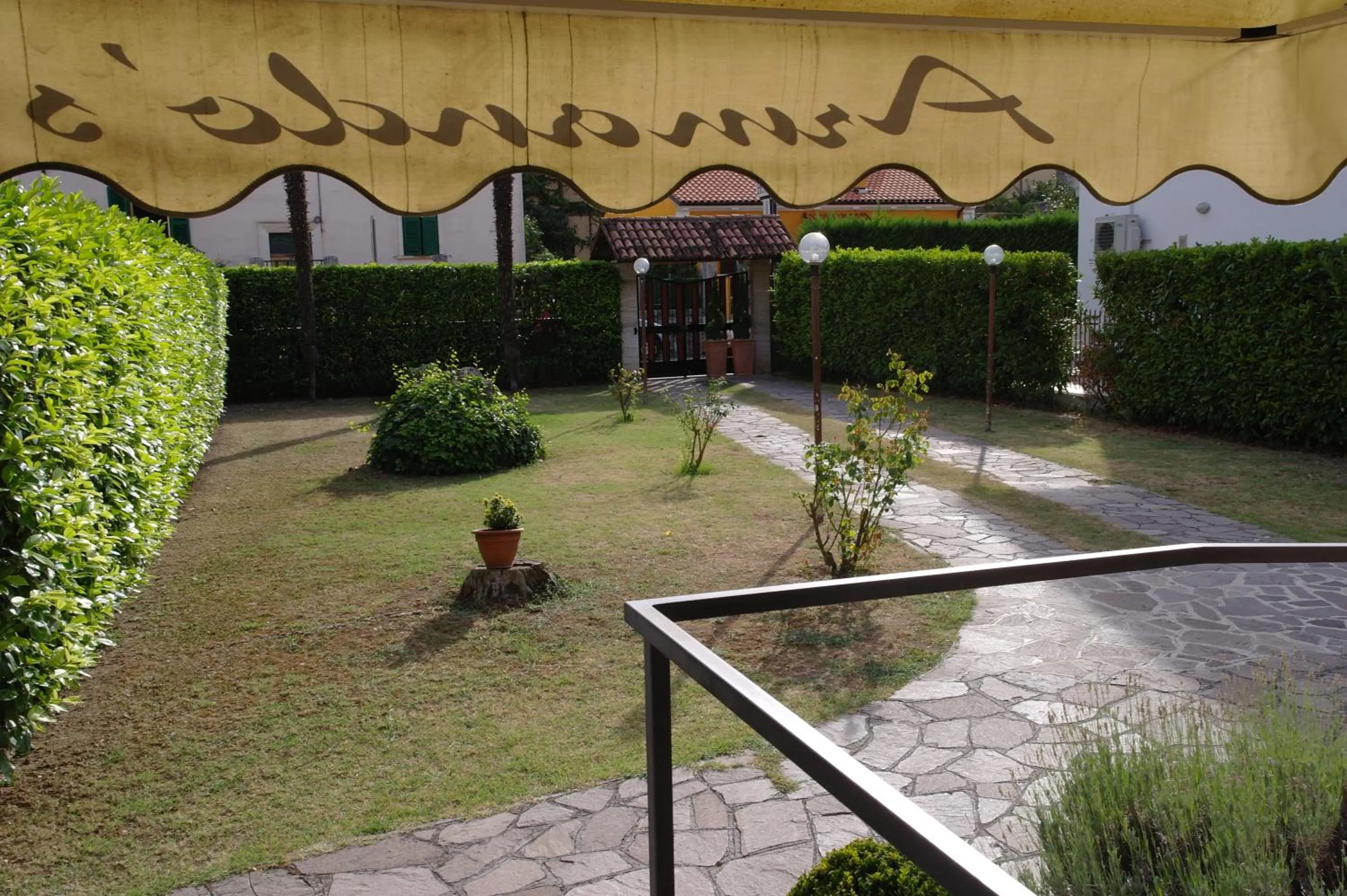 Garden view in Hotel Armando' s