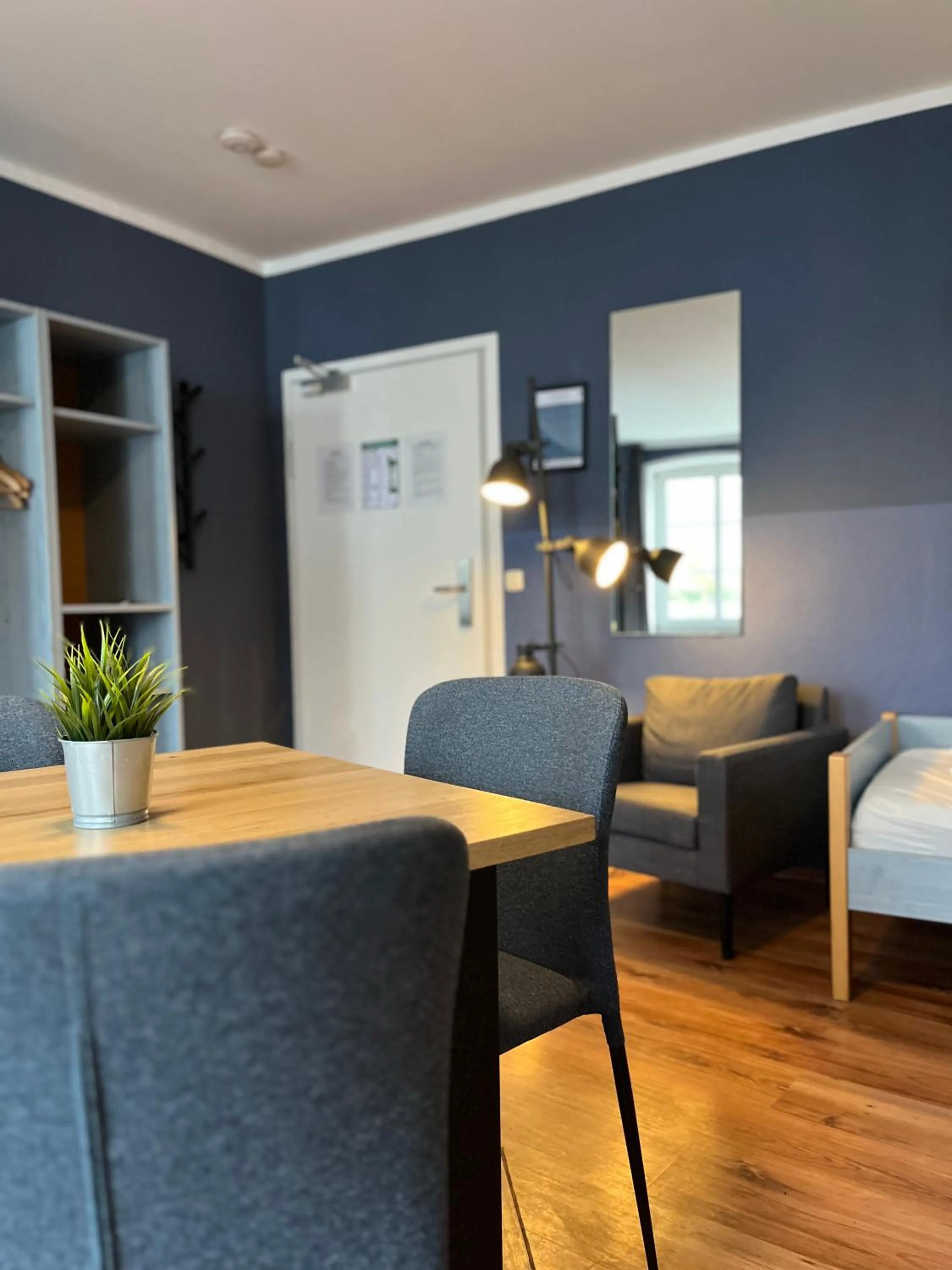 Seating area in Blue Doors Hostel KTV