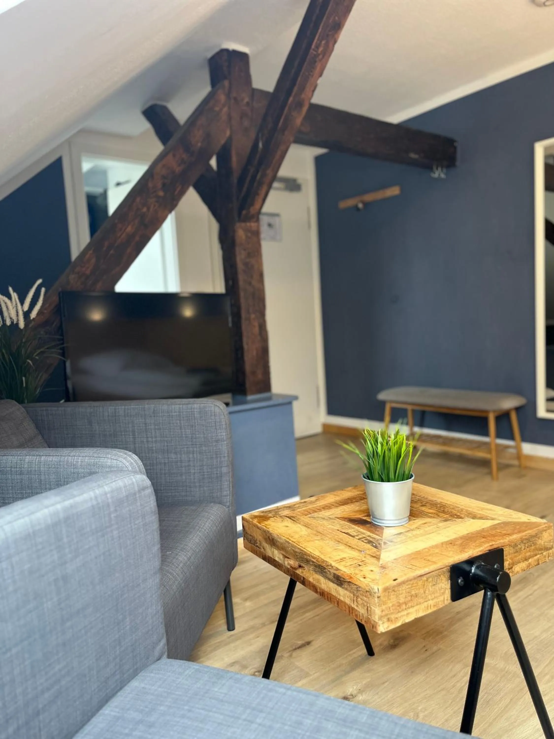 Seating area in Blue Doors Hostel KTV