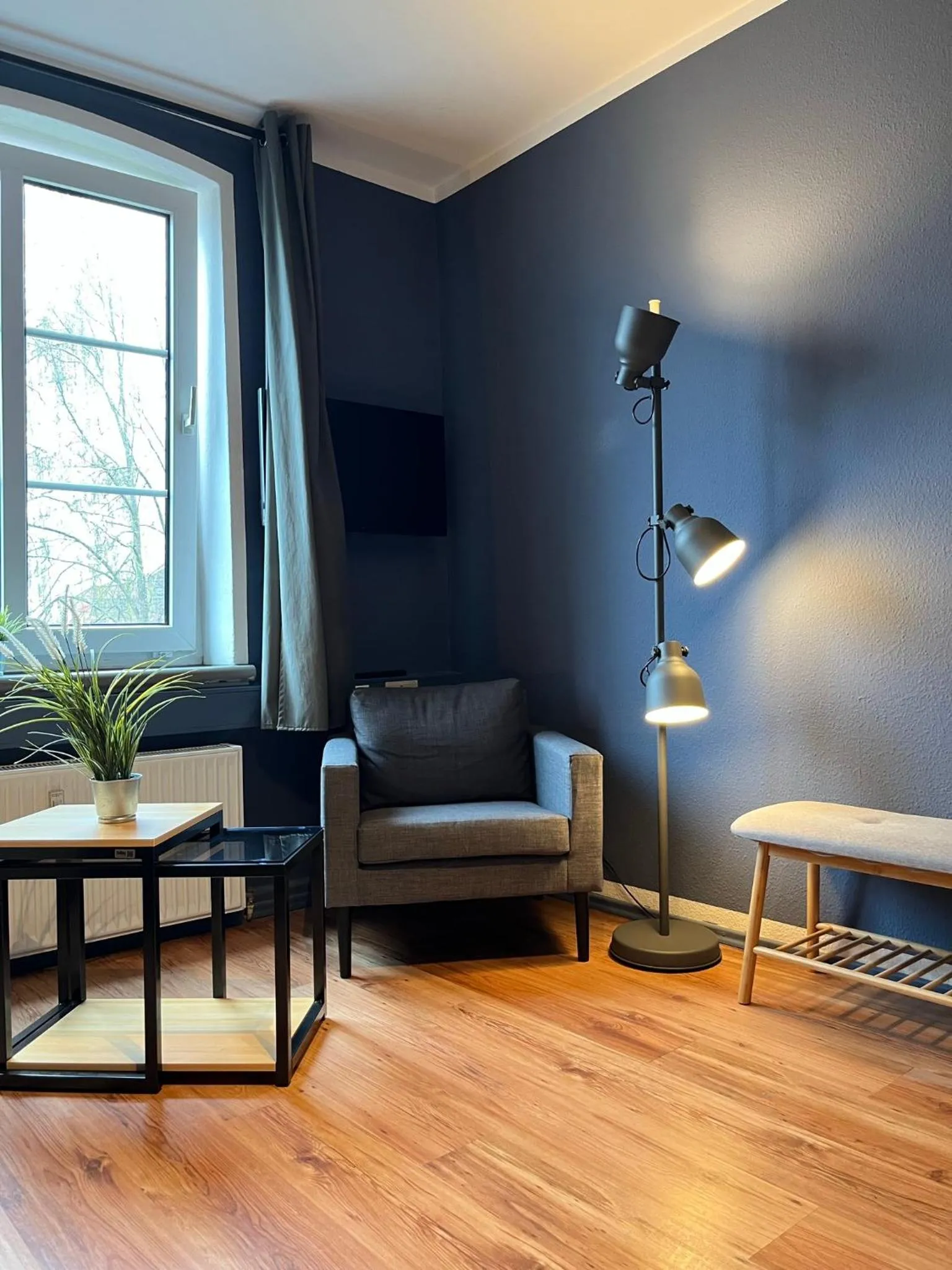 Seating area in Blue Doors Hostel KTV