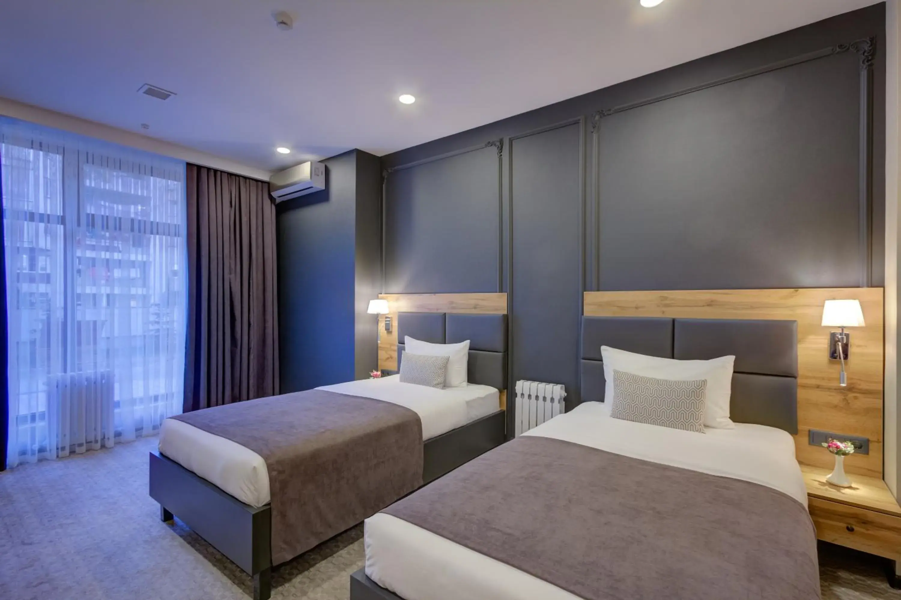 Standard Twin Room with Garden View in Aurum hotel Standard Twin Room with Garden View in Aurum hotel