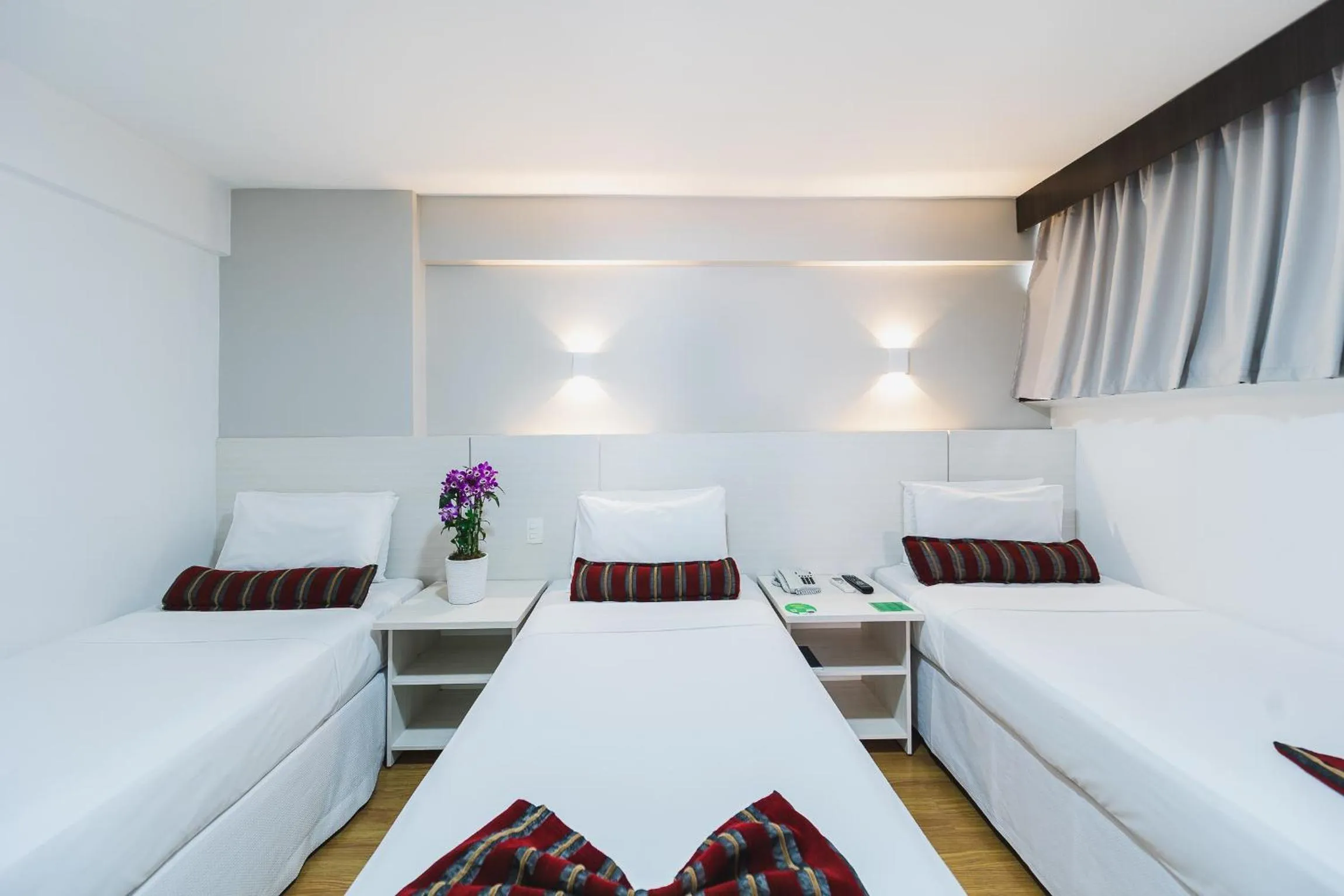 Bed in Hotel Nacional Inn Curitiba Estação Shopping