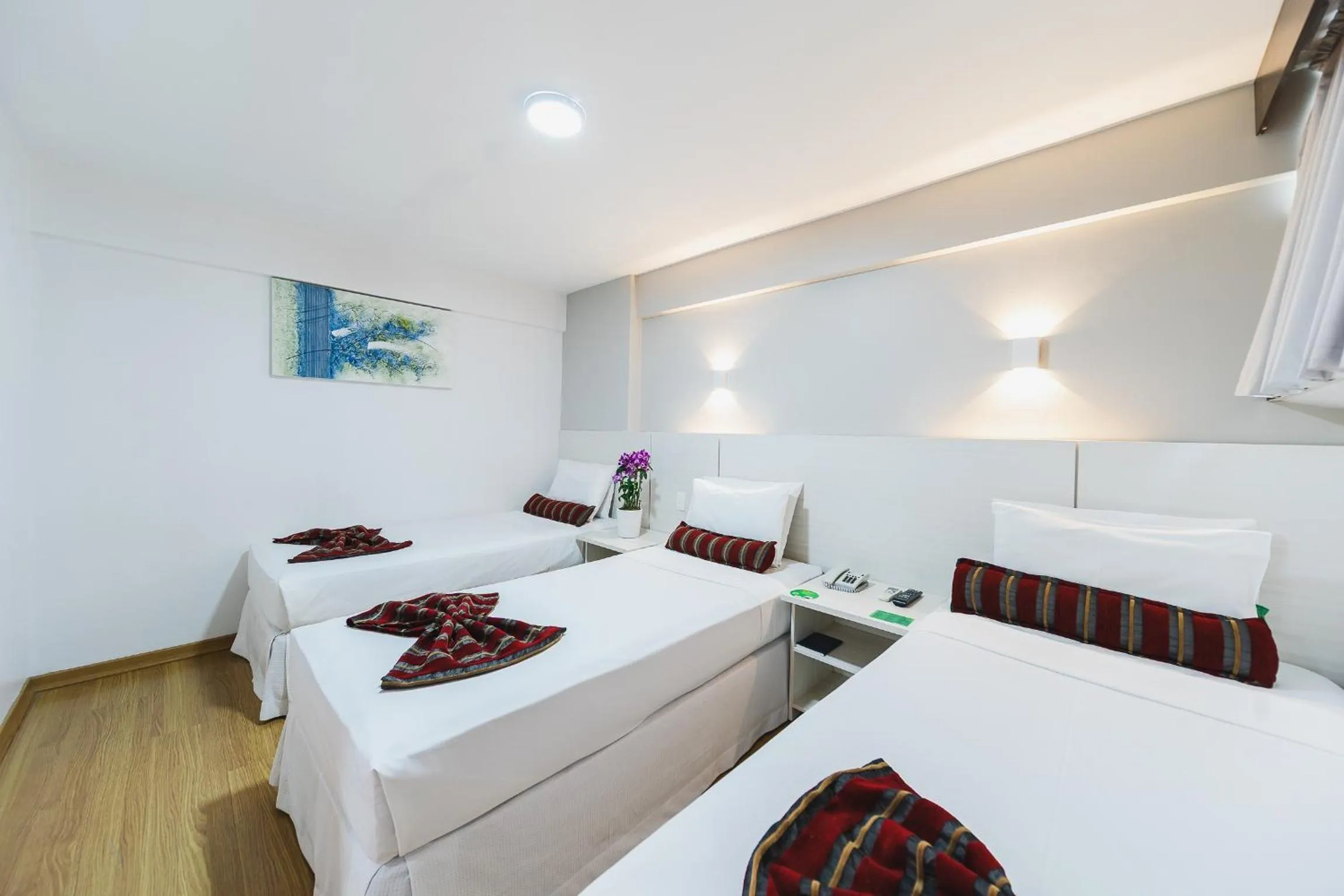 Bed in Hotel Nacional Inn Curitiba Estação Shopping