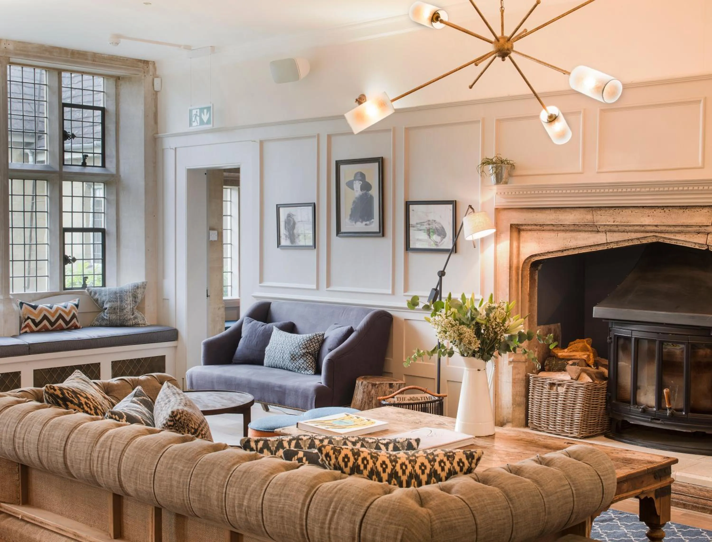 Living room in The Painswick