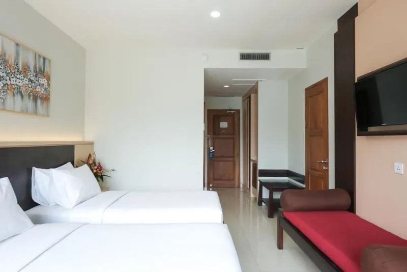 Bed in The Grand Hill Resort-Hotel