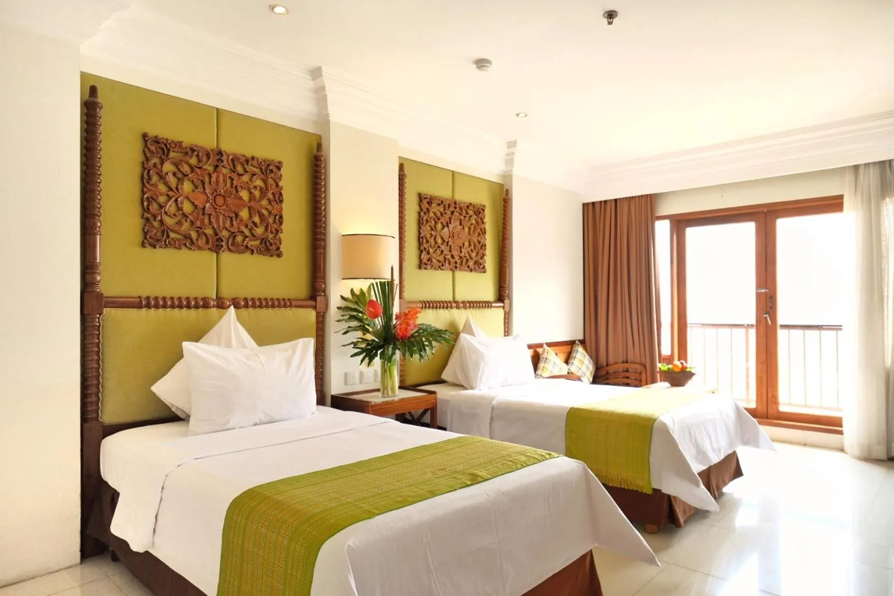 Bed in The Grand Hill Resort-Hotel