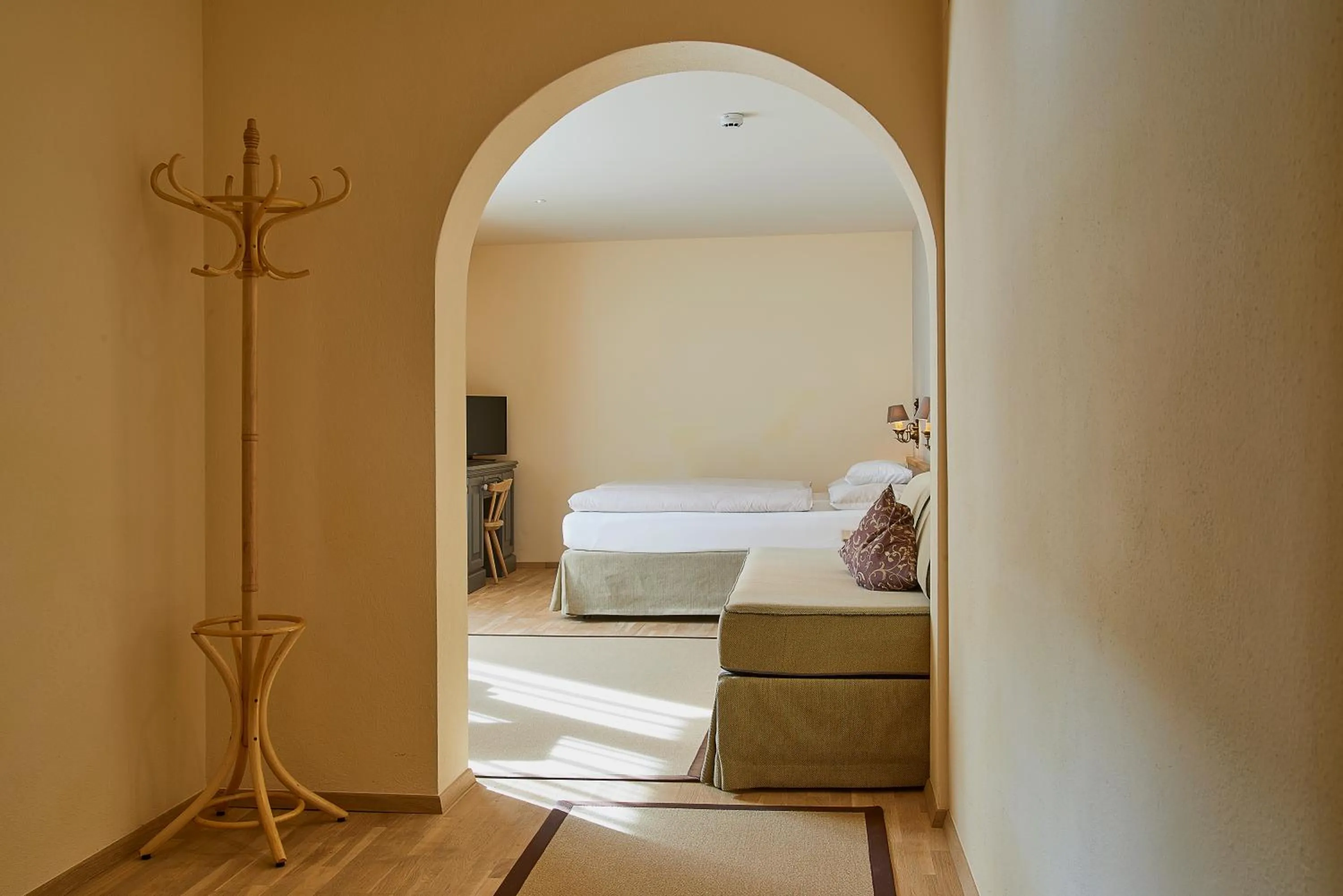 Bed in Hotel Edelweiss