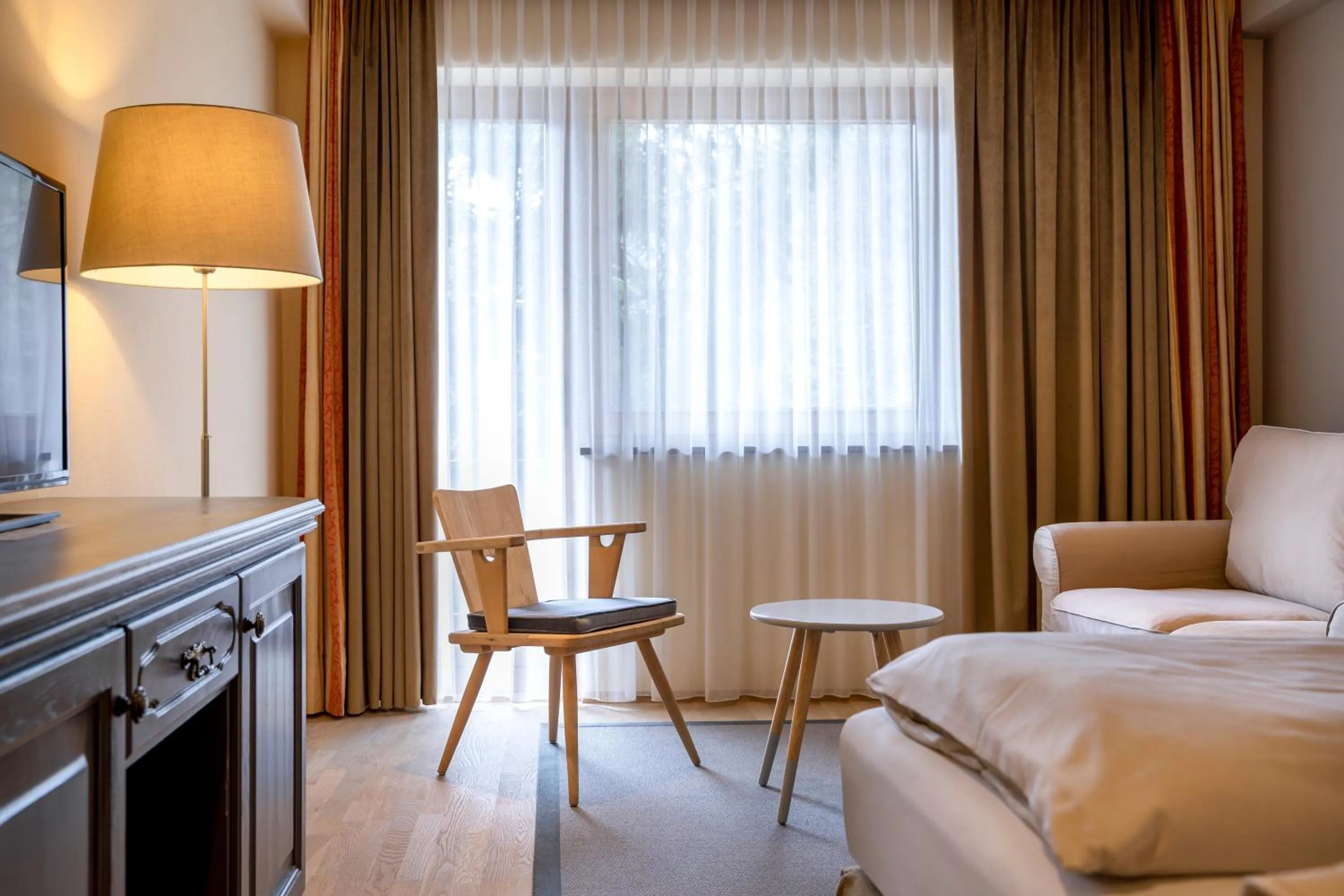 Bed in Hotel Edelweiss