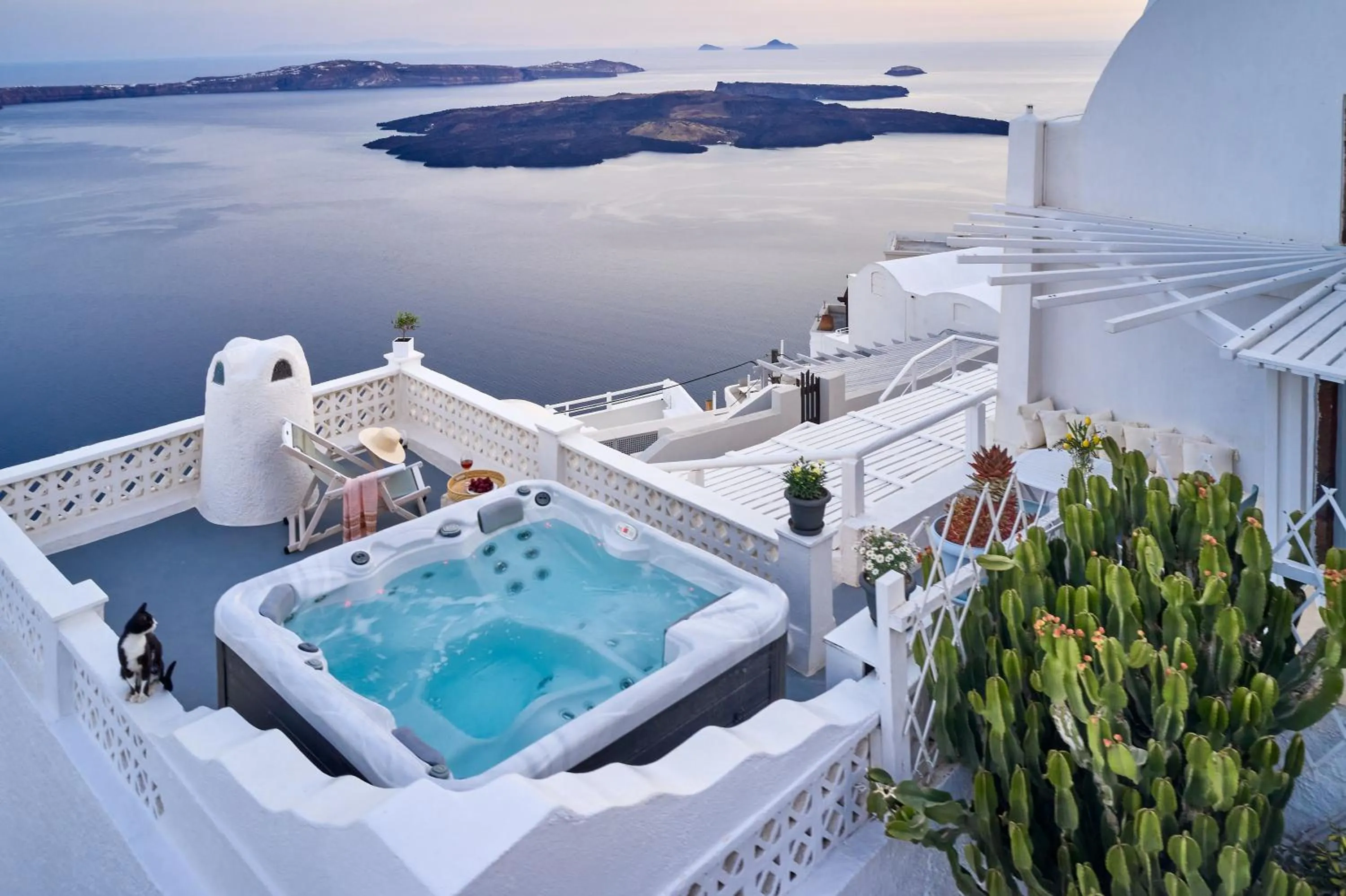 Sea view in Santorini Mansion at Imerovigli