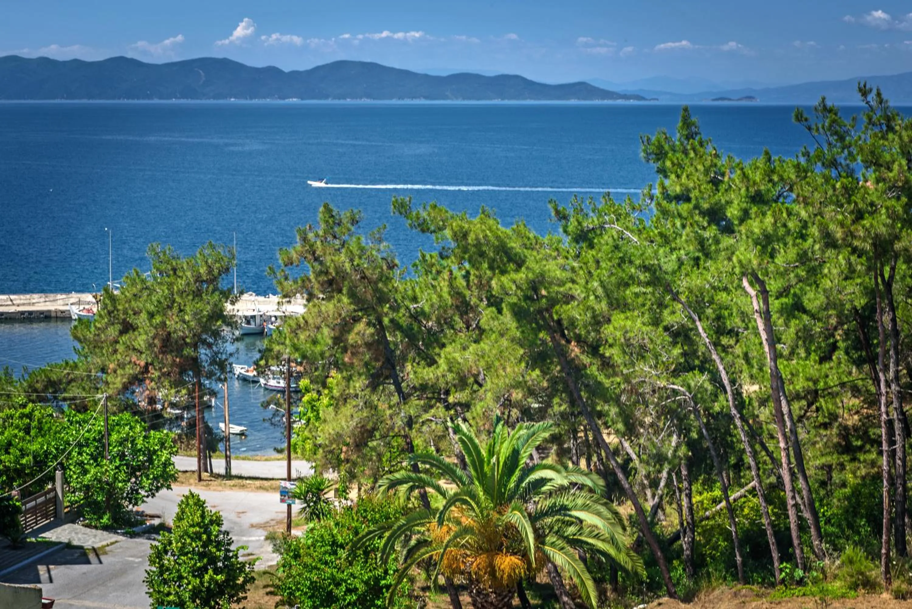 Sea view in Leandros Hotel