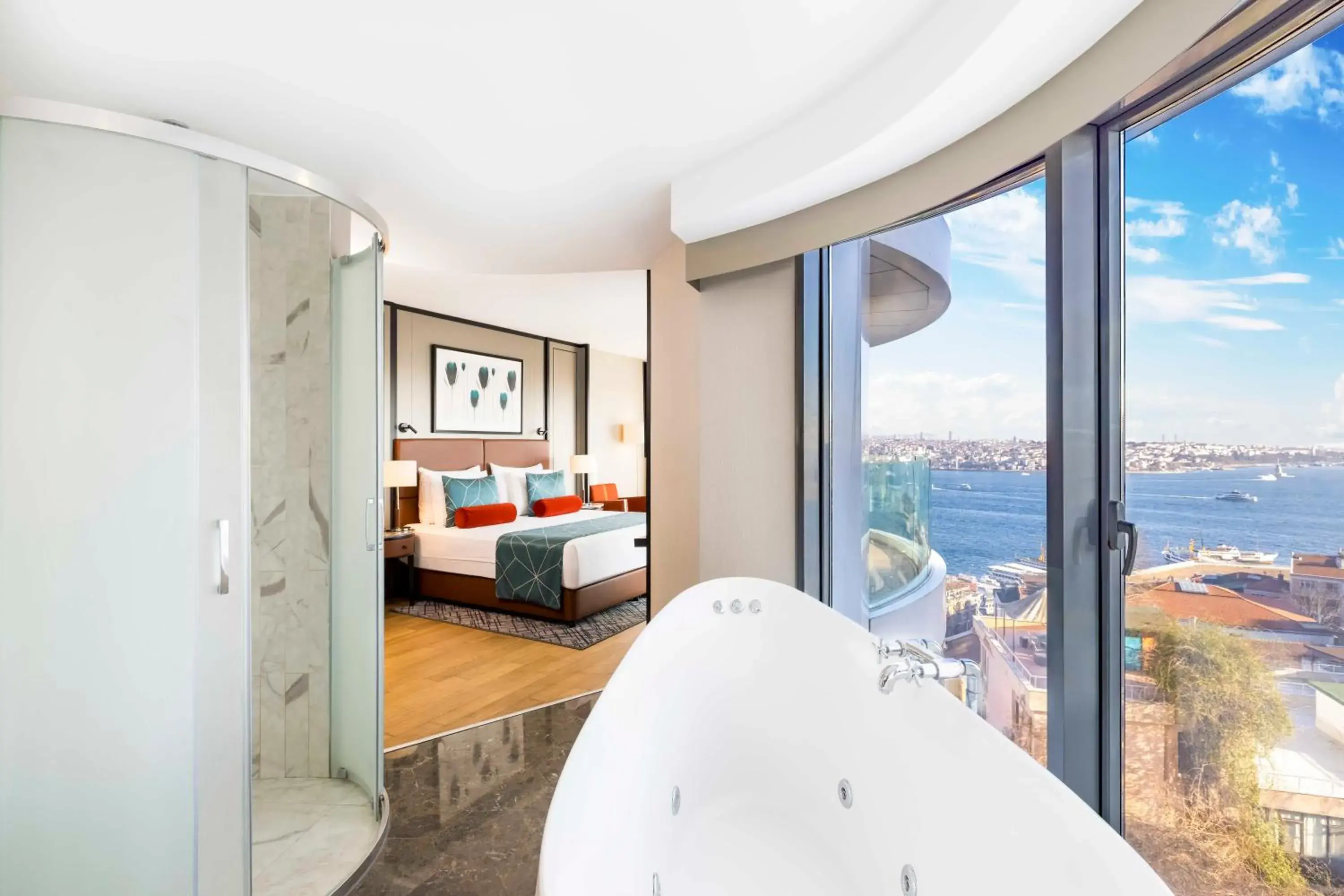View (from property/room), Bed in Opera Hotel Bosphorus - Preferred Hotels and Resorts View (from property/room), Bed in Opera Hotel Bosphorus - Preferred Hotels and Resorts