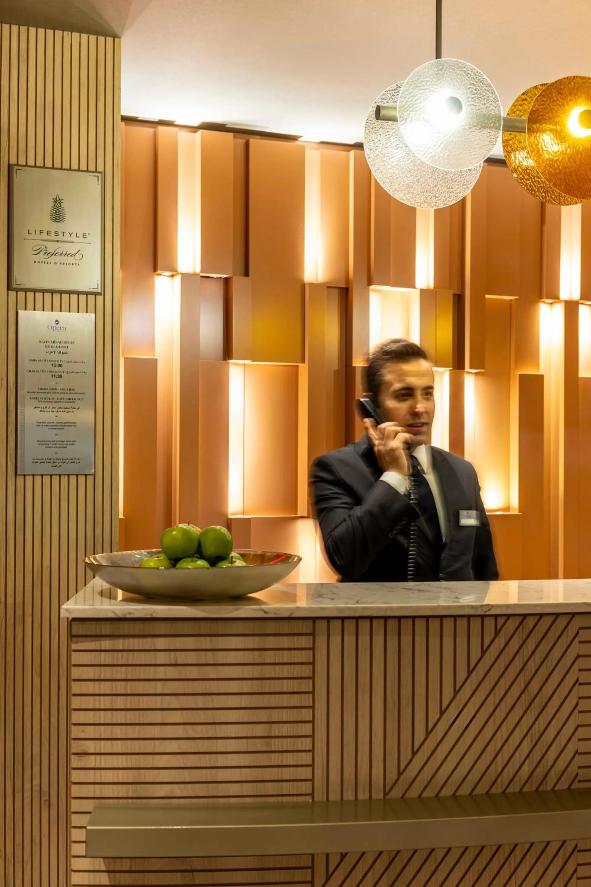 Lobby or reception in Opera Hotel Bosphorus - Preferred Hotels and Resorts