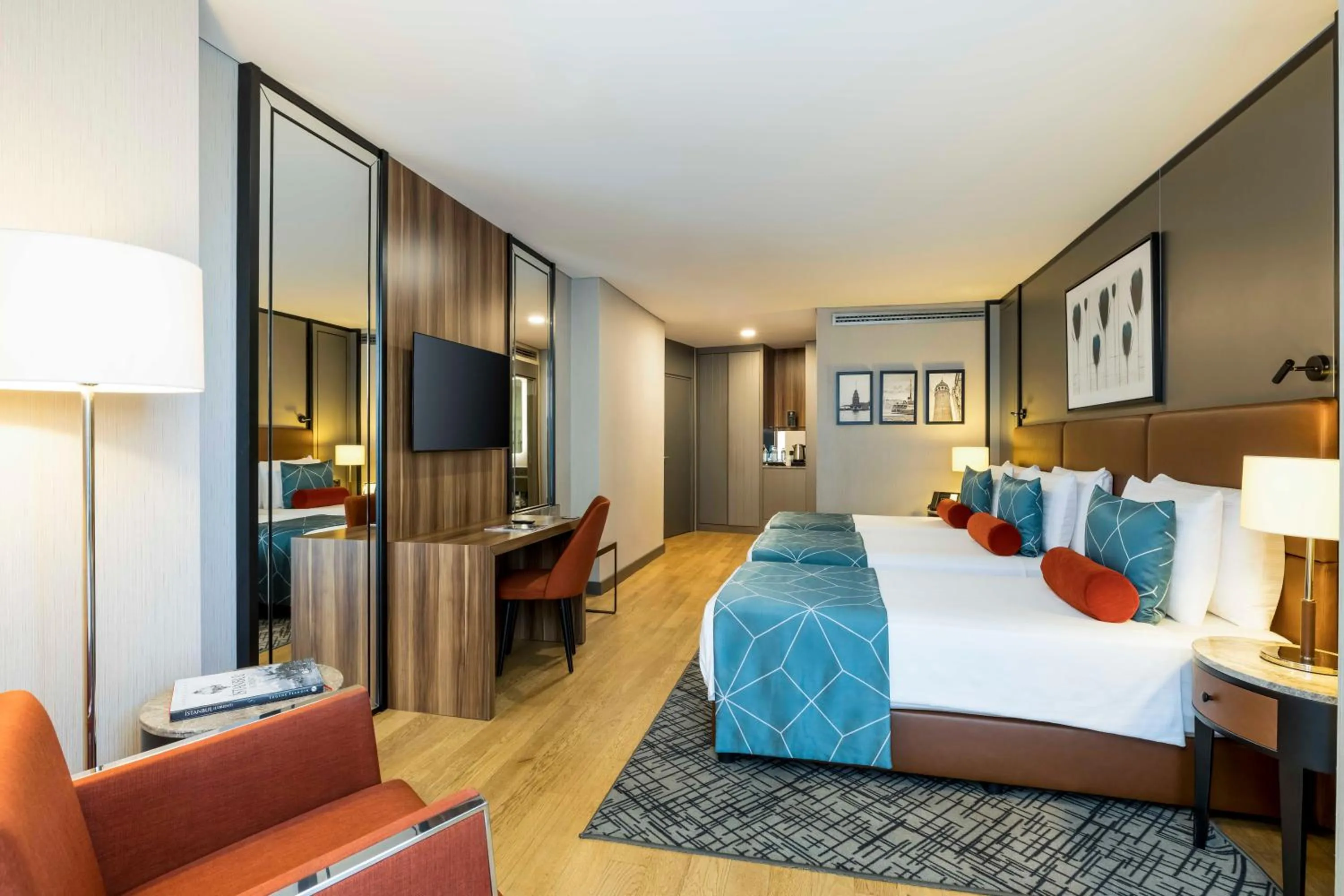 Bed in Opera Hotel Bosphorus - Preferred Hotels and Resorts