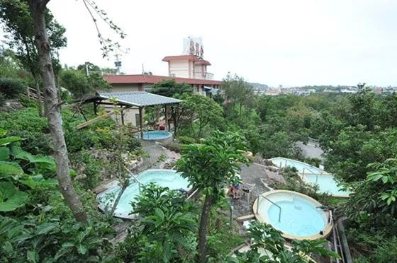Pool view in Wan Jin Hot Spring