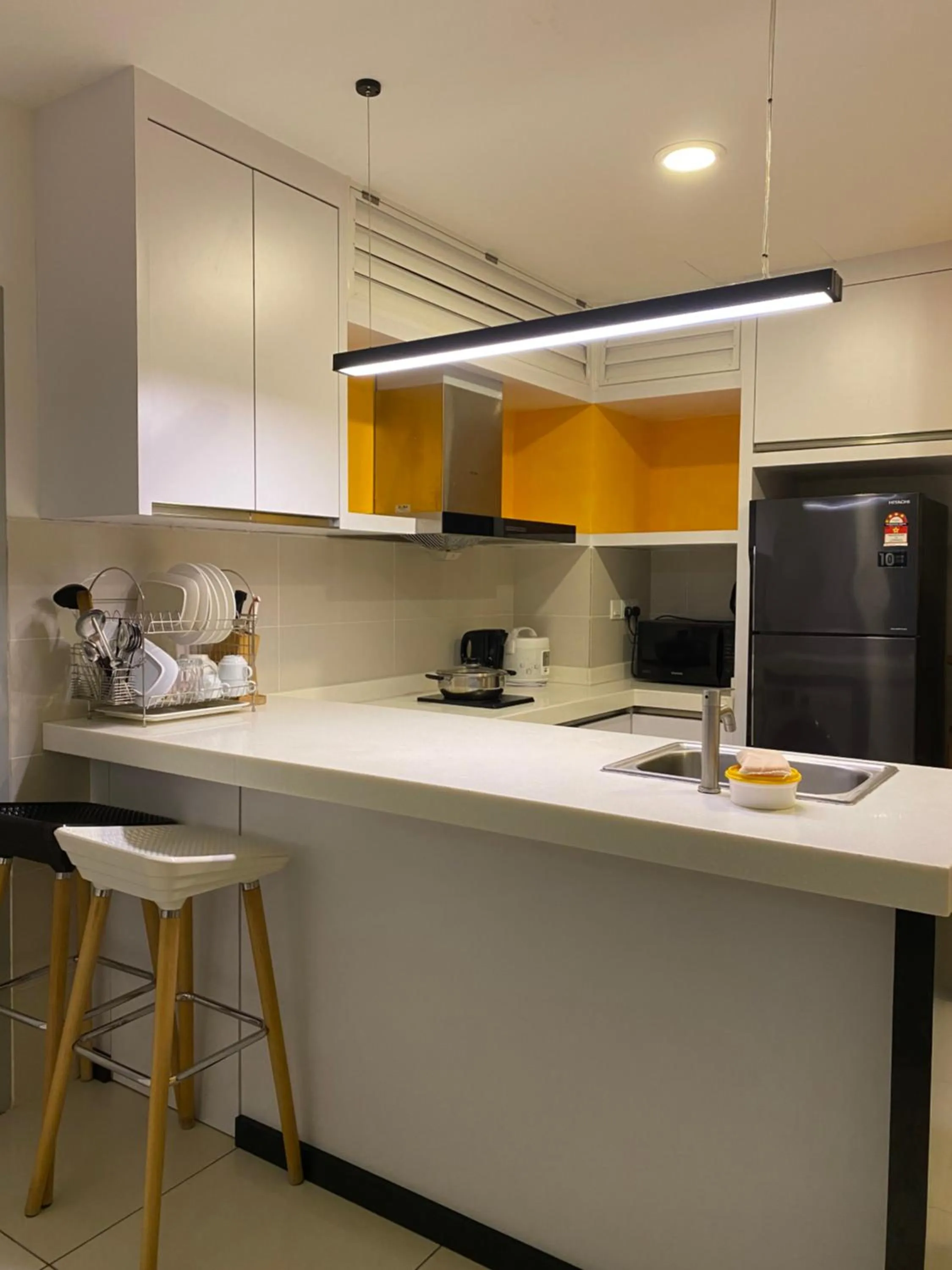 Kitchen or kitchenette in Sutera Avenue by Alawa Homes Kota Kinabalu