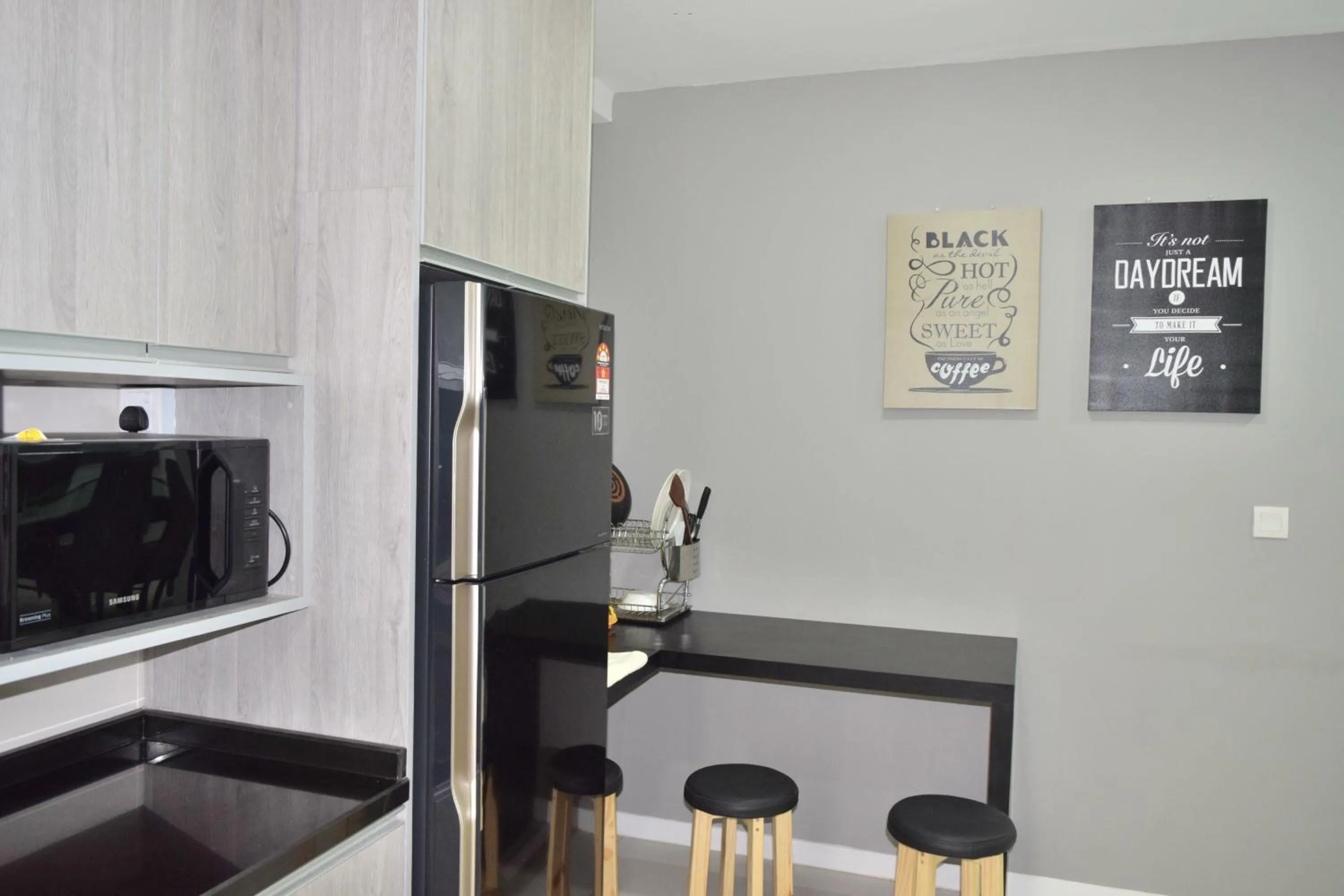 Kitchen or kitchenette in Sutera Avenue by Alawa Homes Kota Kinabalu