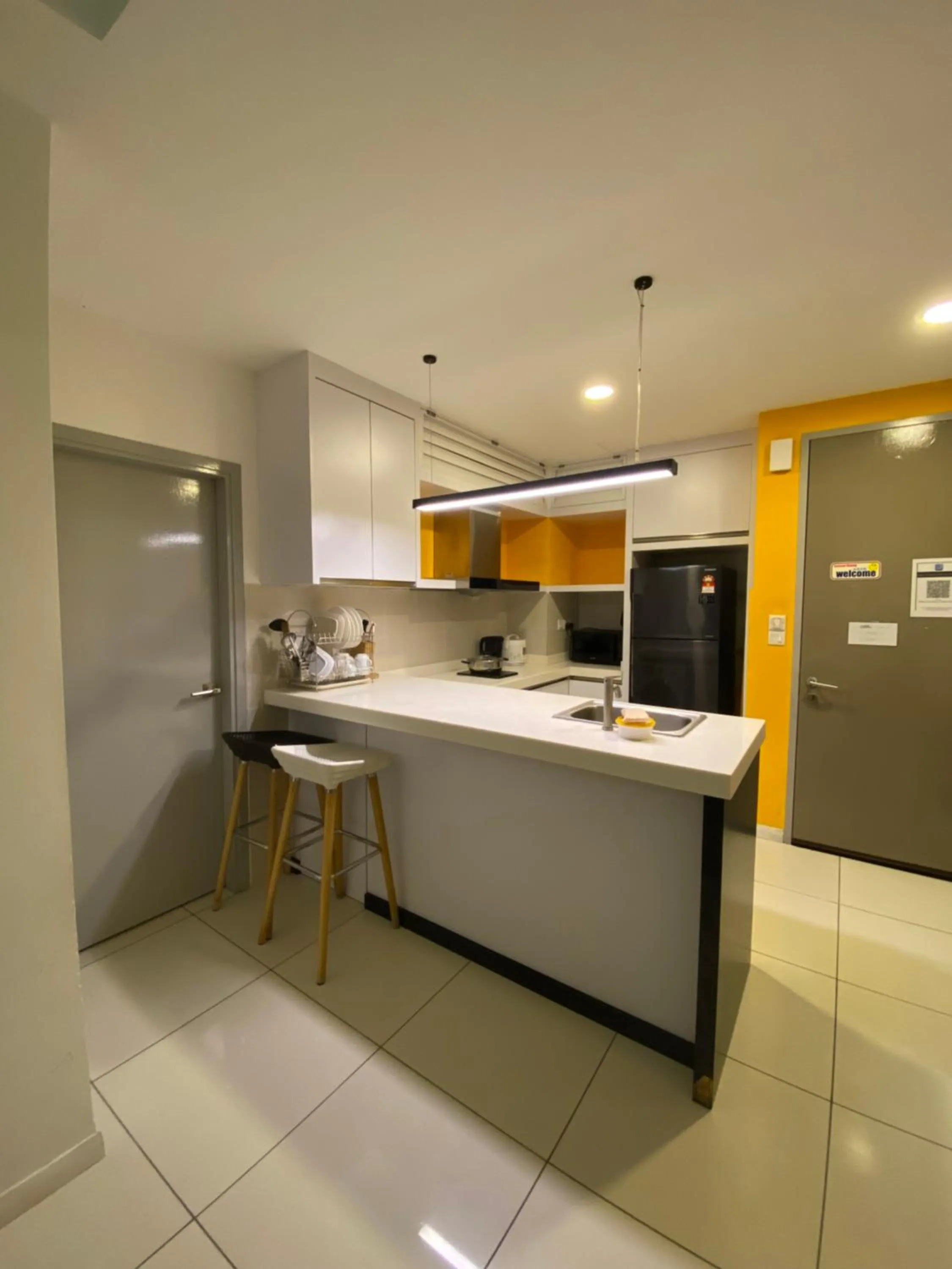Kitchen or kitchenette in Sutera Avenue by Alawa Homes Kota Kinabalu