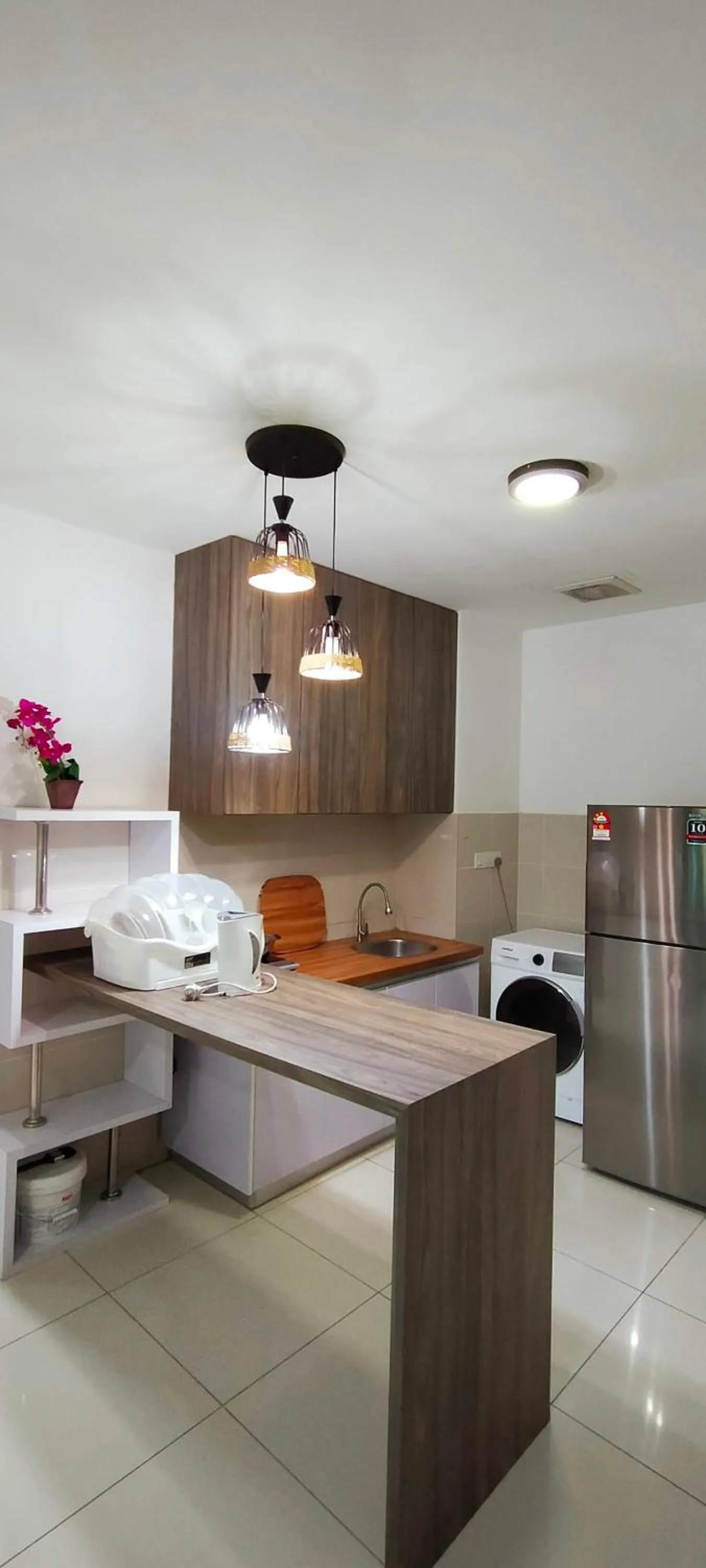 Kitchen or kitchenette in Sutera Avenue by Alawa Homes Kota Kinabalu
