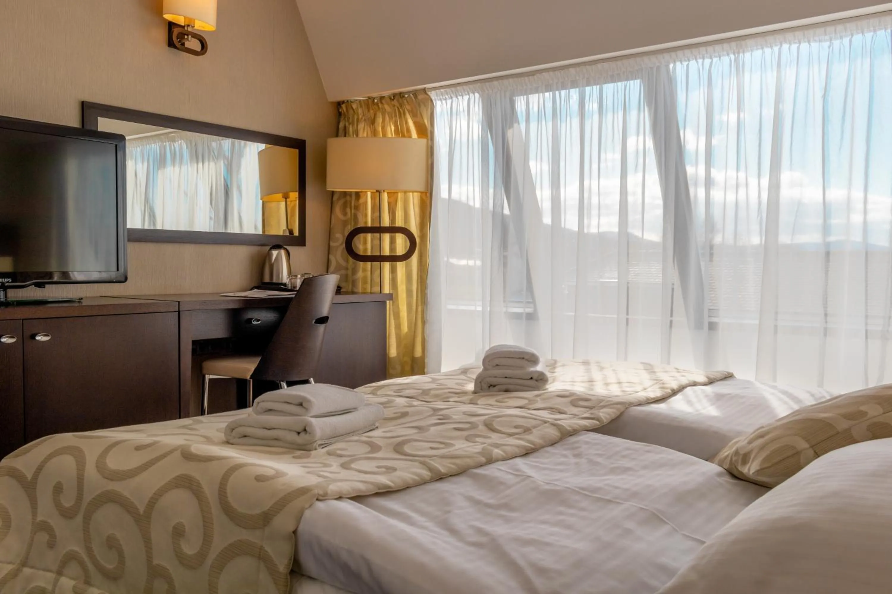 Decorative detail, Bed in Chateau Appony