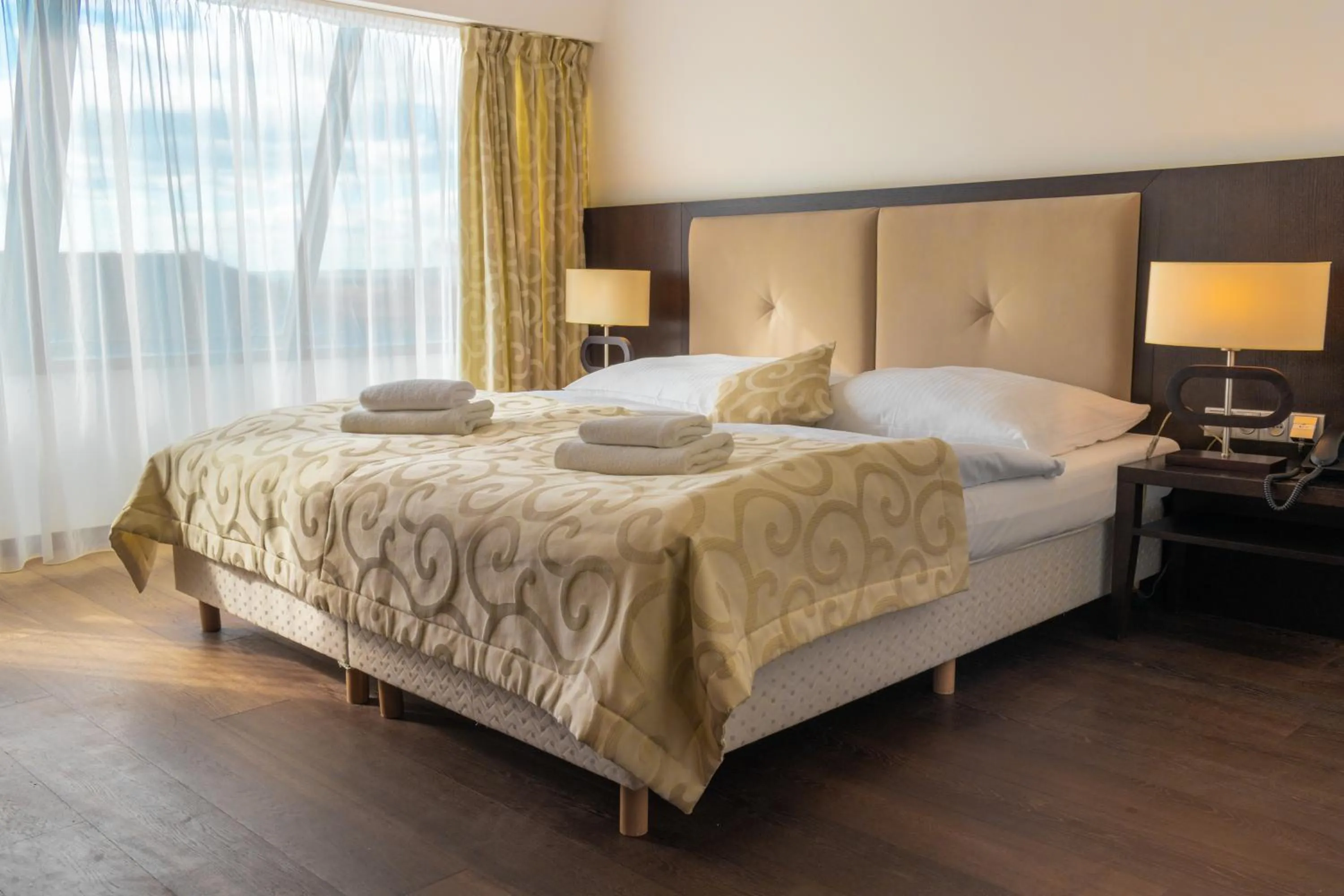 Decorative detail, Bed in Chateau Appony