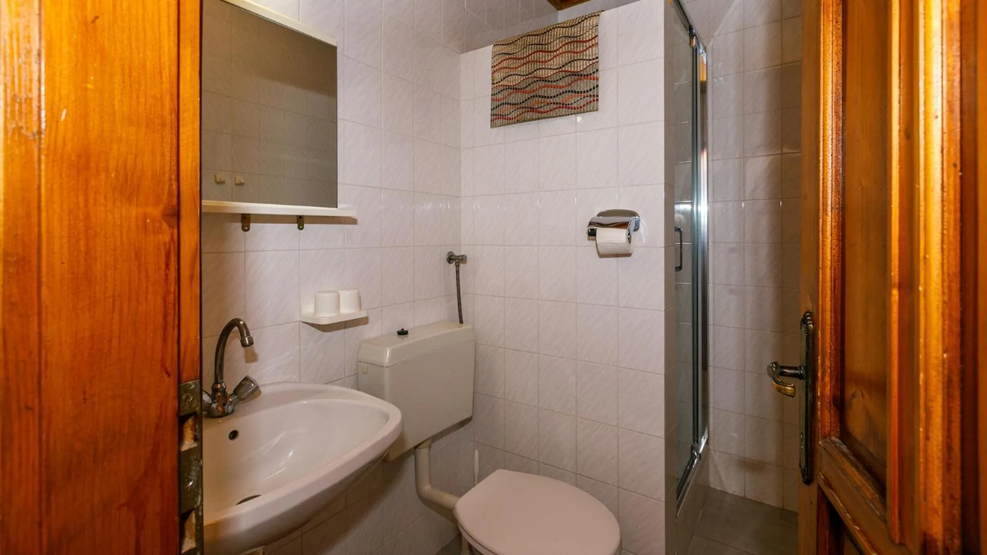 Shower in Steinhaus Bed & Breakfast