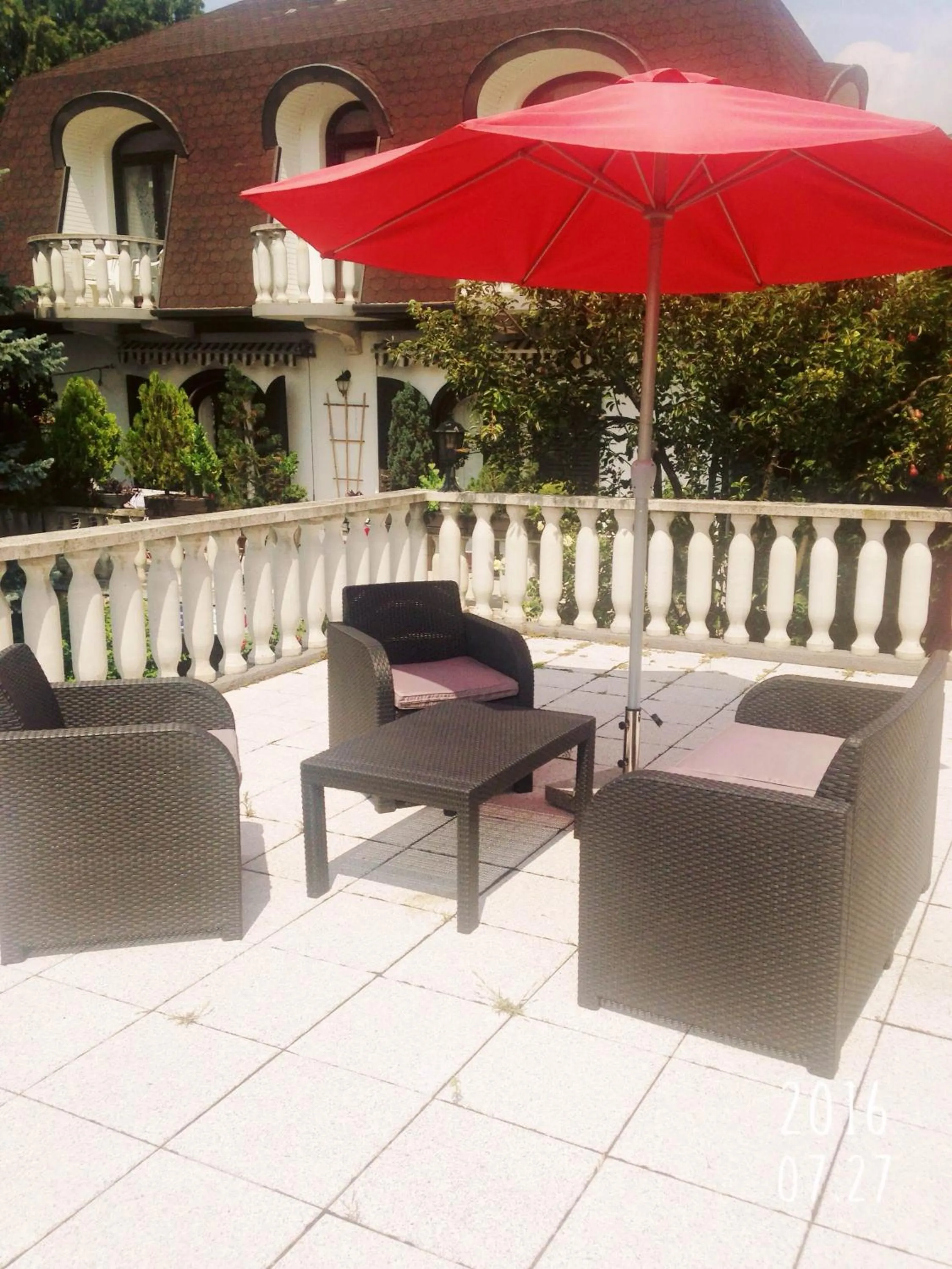 Patio in Steinhaus Bed & Breakfast