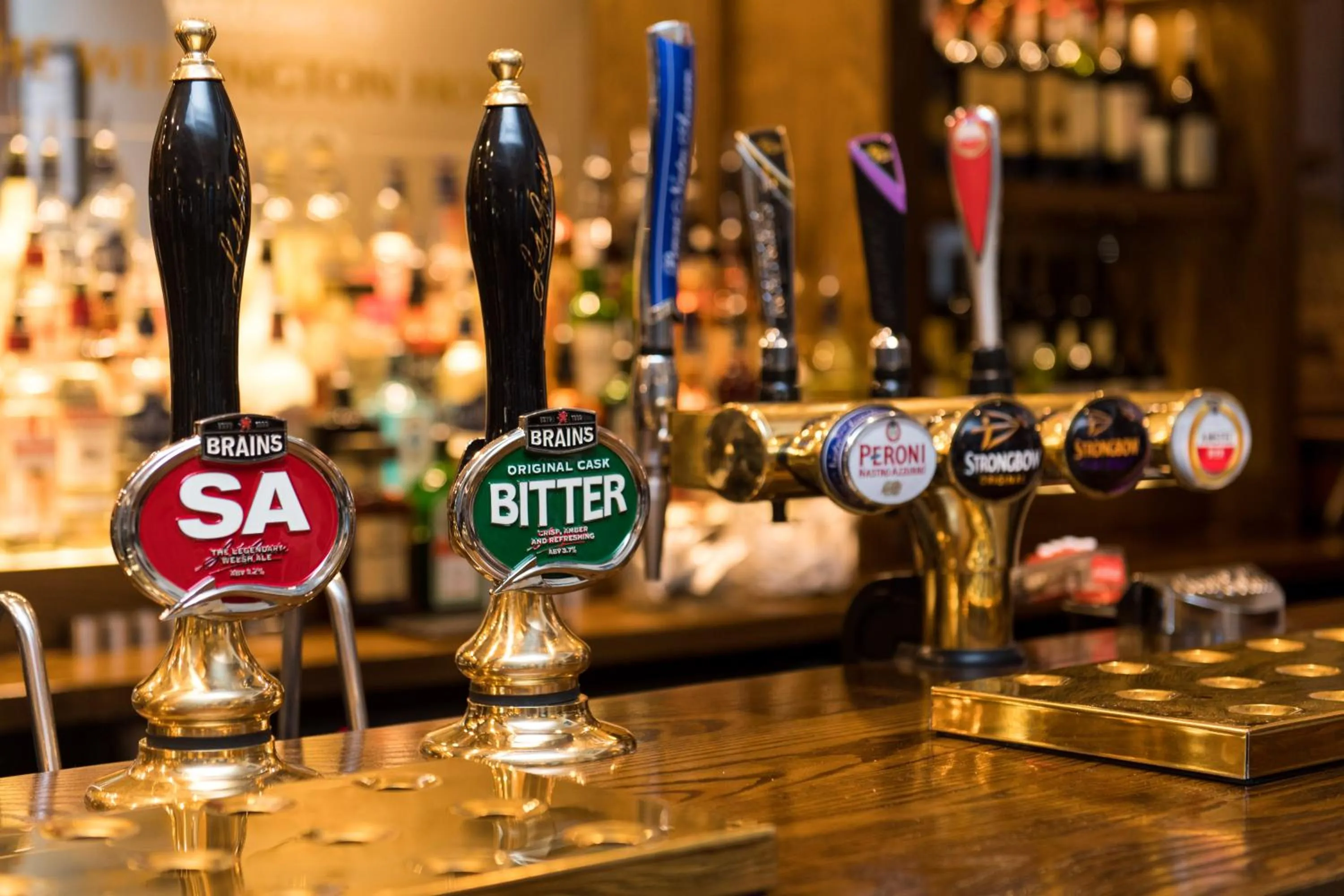 Alcoholic drinks in The Wellington