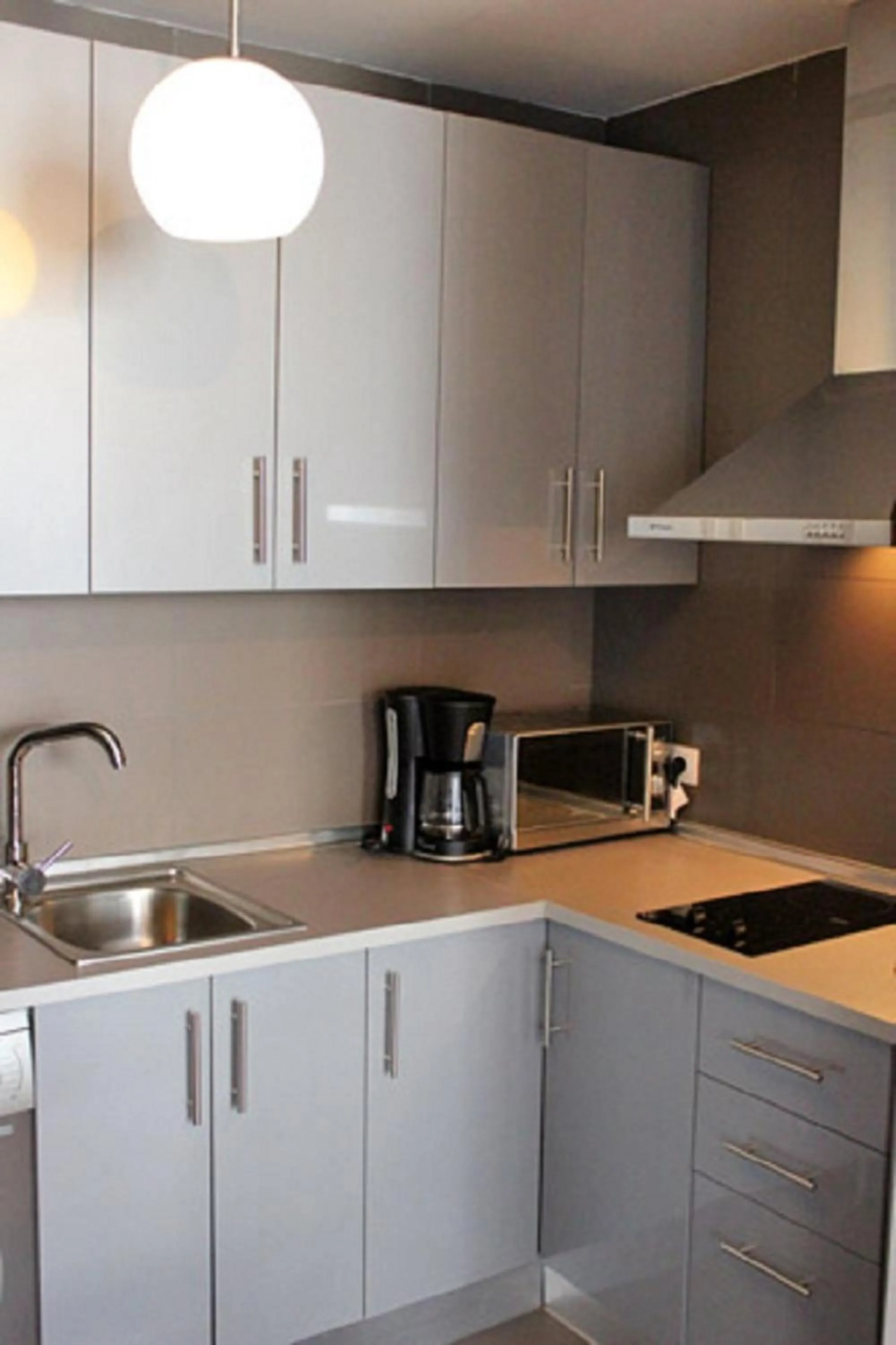 Kitchen or kitchenette in Apartamentos San Pablo