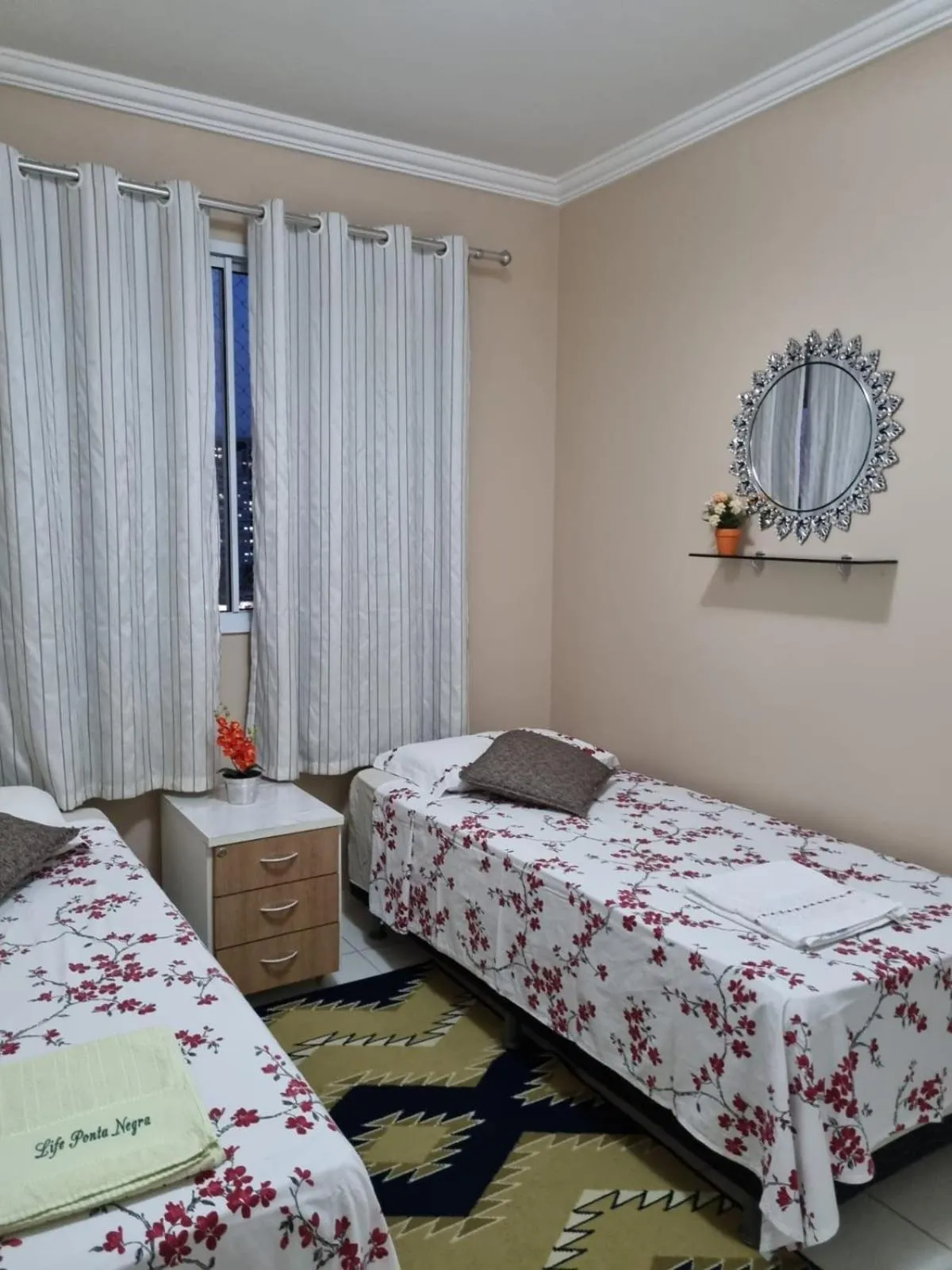 Bedroom, Bed in Life Ponta Negra