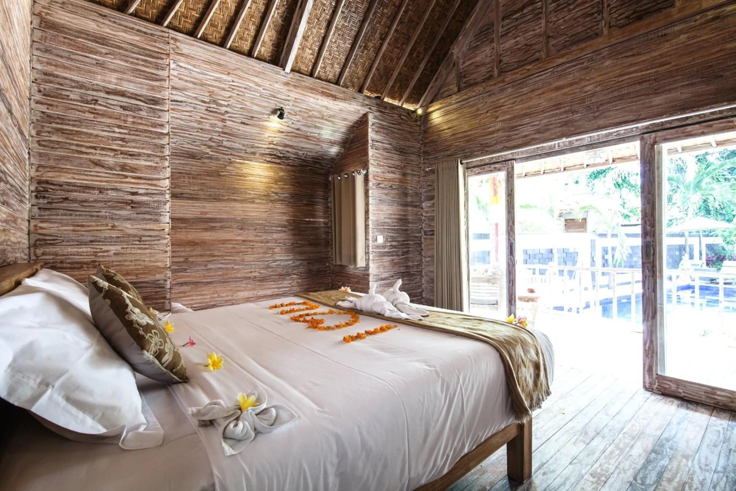 Bedroom, Bed in The Nichos Bungalows And Villas