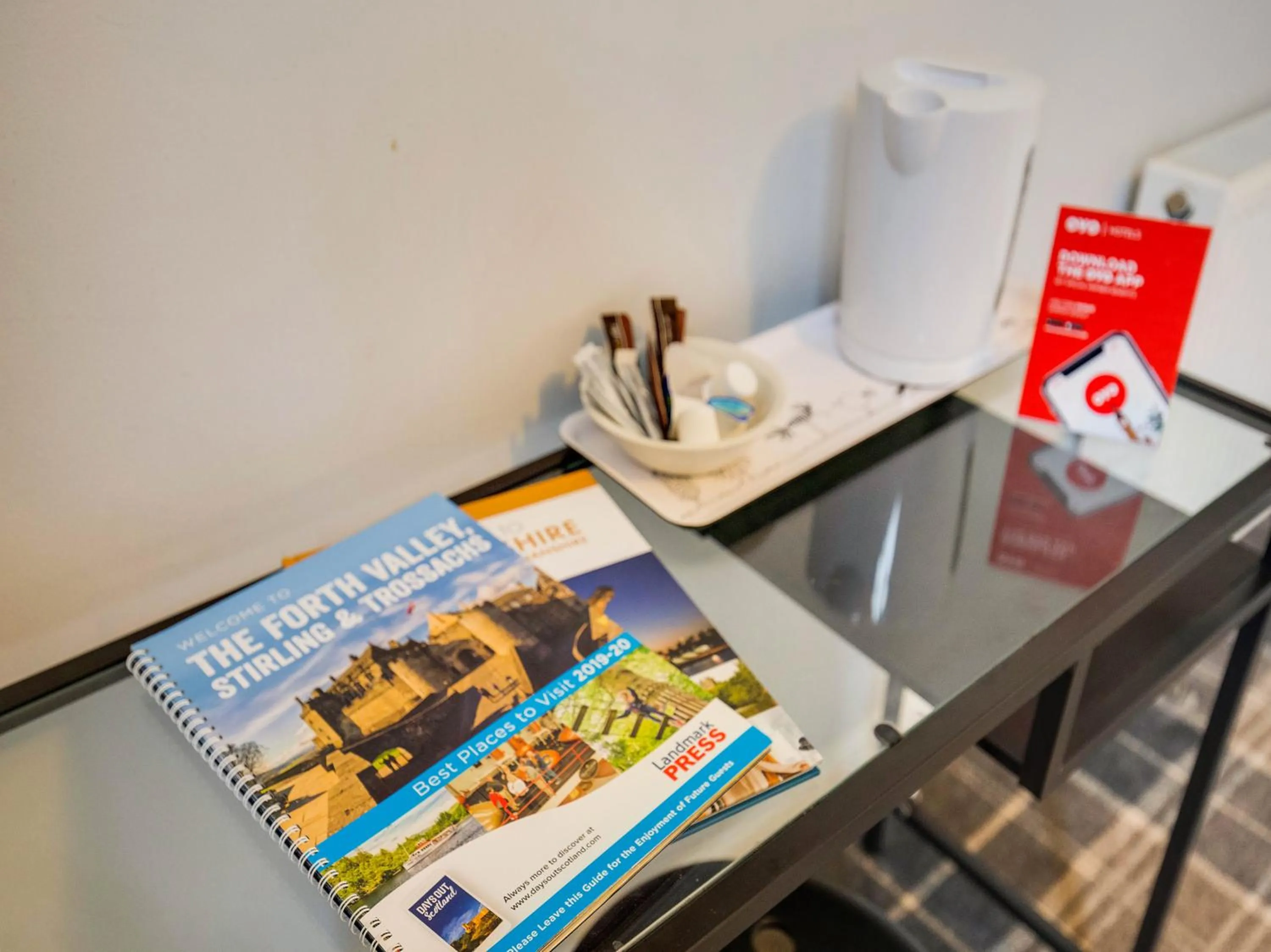 Coffee/tea facilities in Lost Guest House Stirling