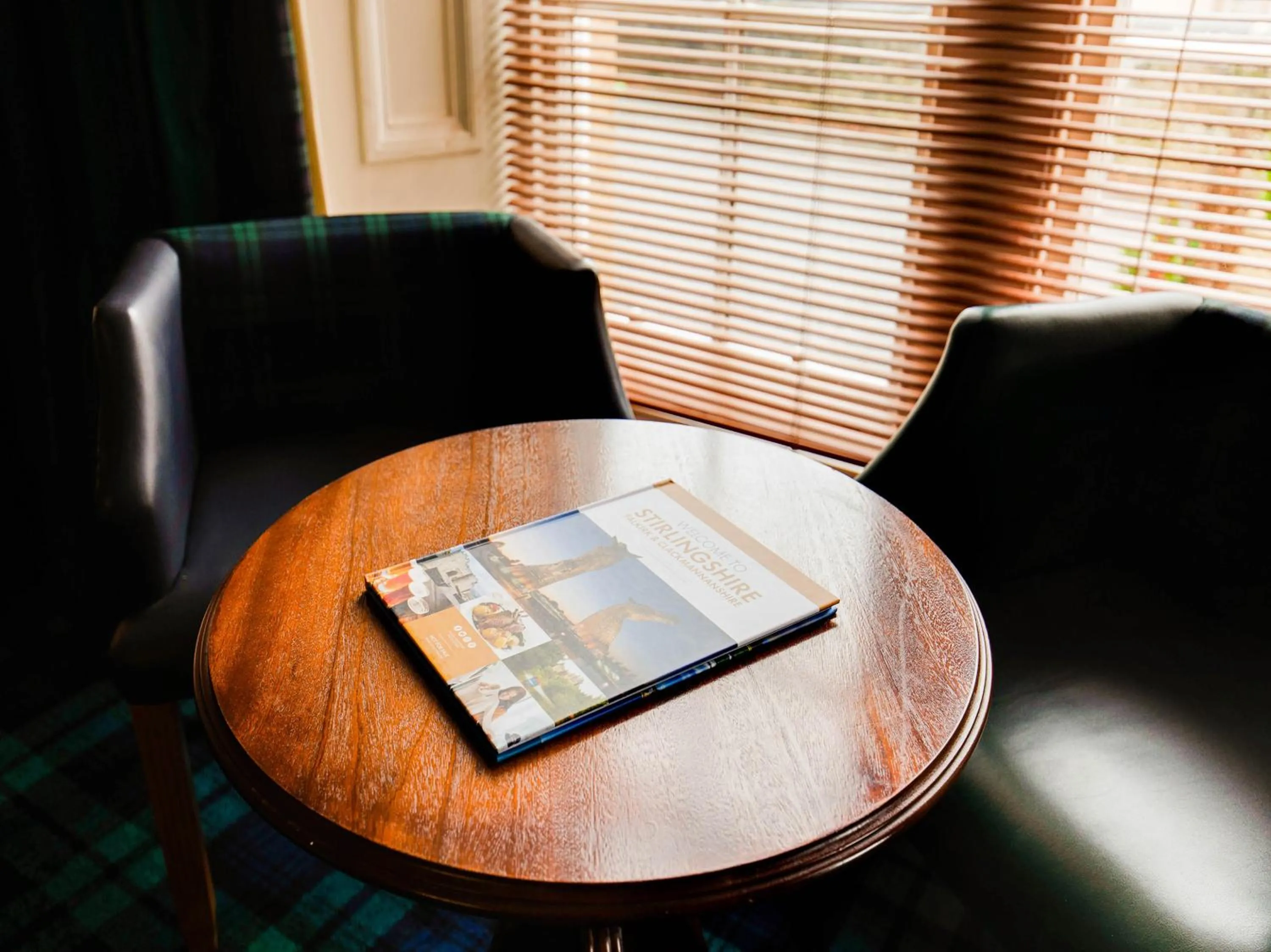 Seating area in Lost Guest House Stirling