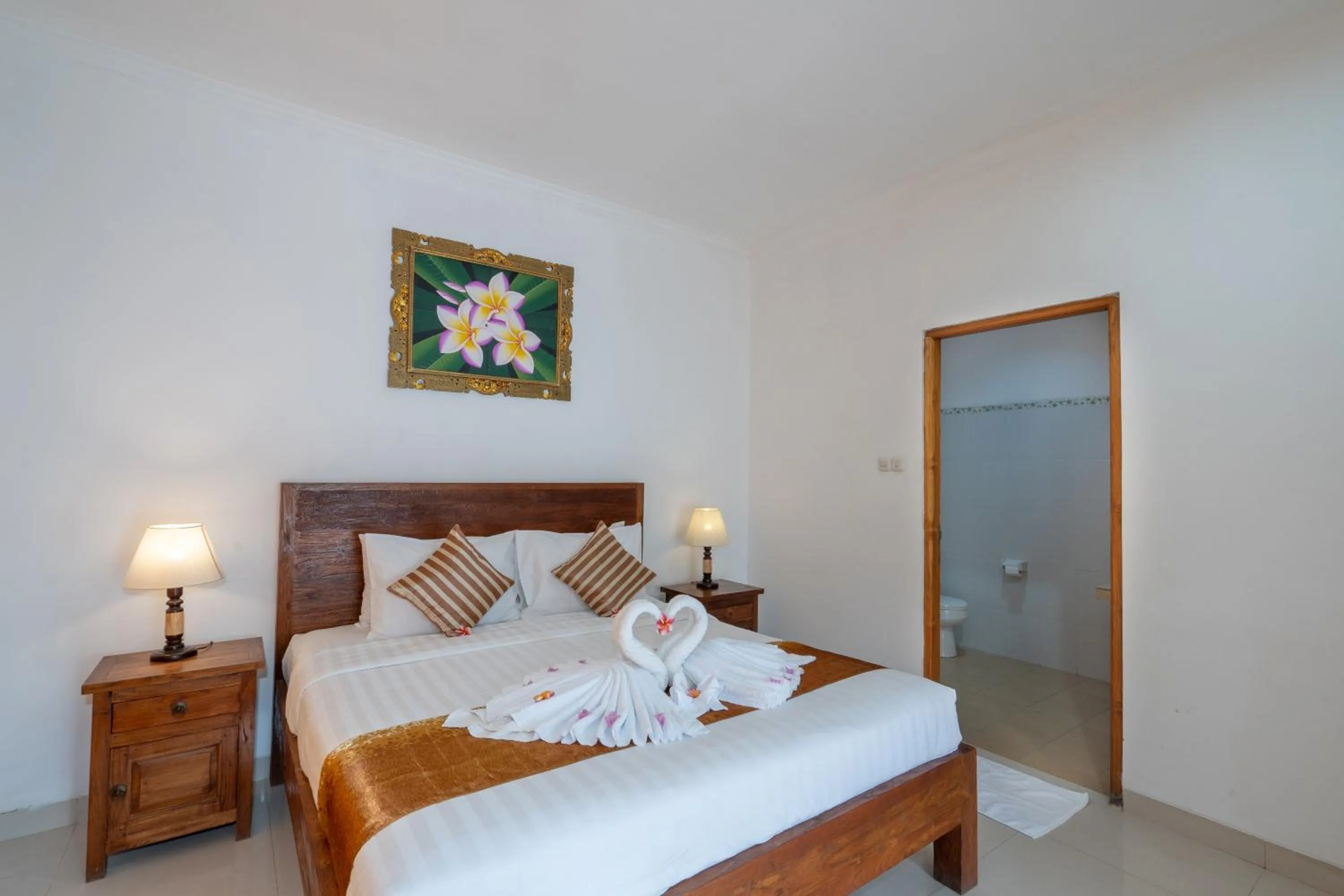 Bed in Nusa Indah Bungalow