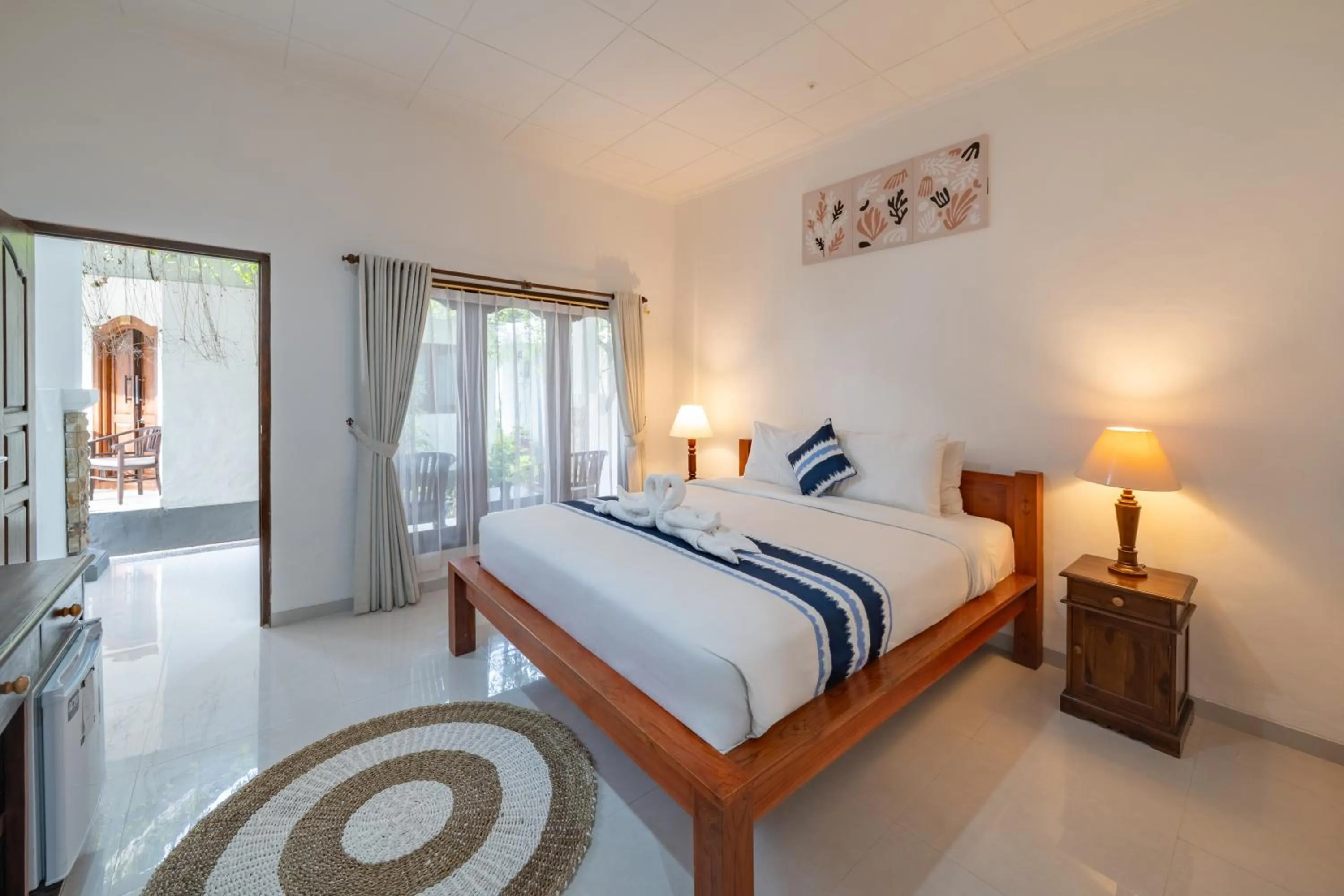 Bed in Nusa Indah Bungalow