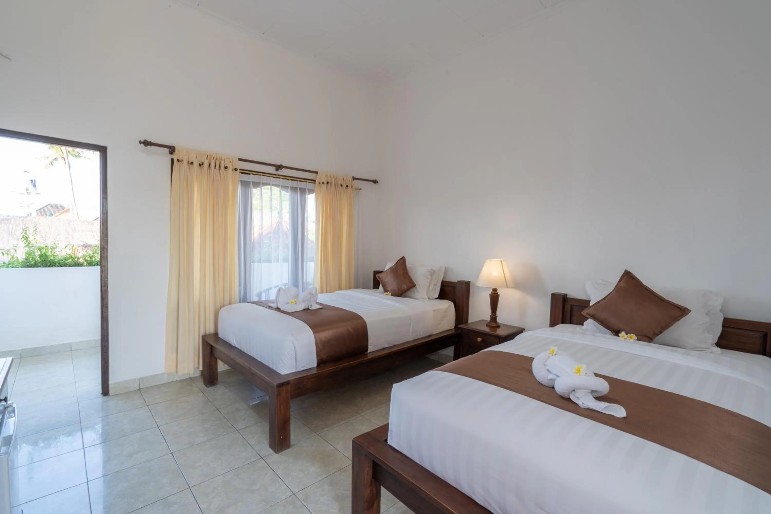 Bed in Nusa Indah Bungalow