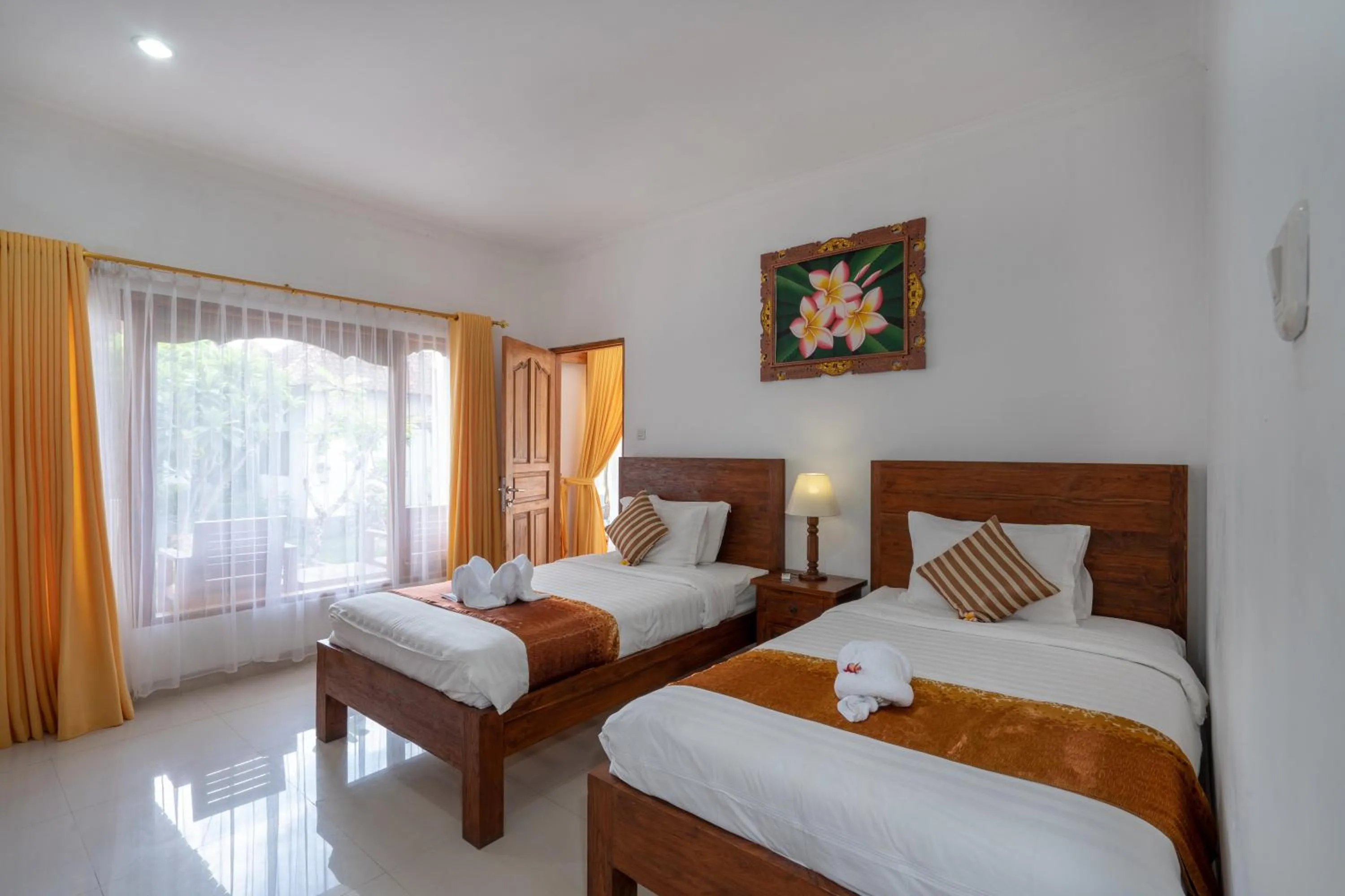 Bed in Nusa Indah Bungalow