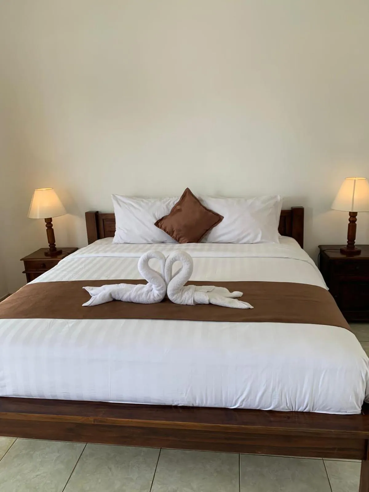 Bed in Nusa Indah Bungalow