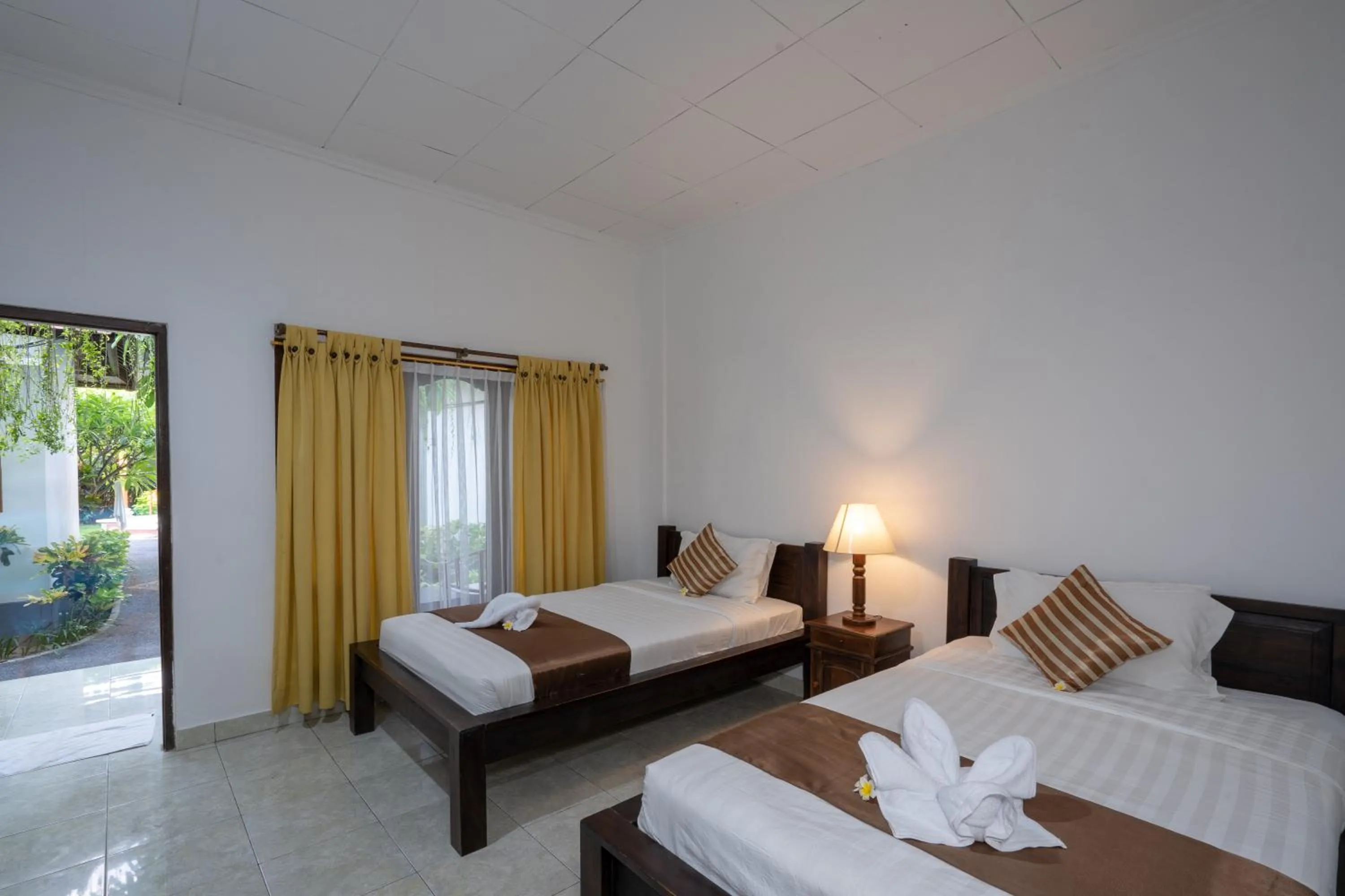 Bed in Nusa Indah Bungalow