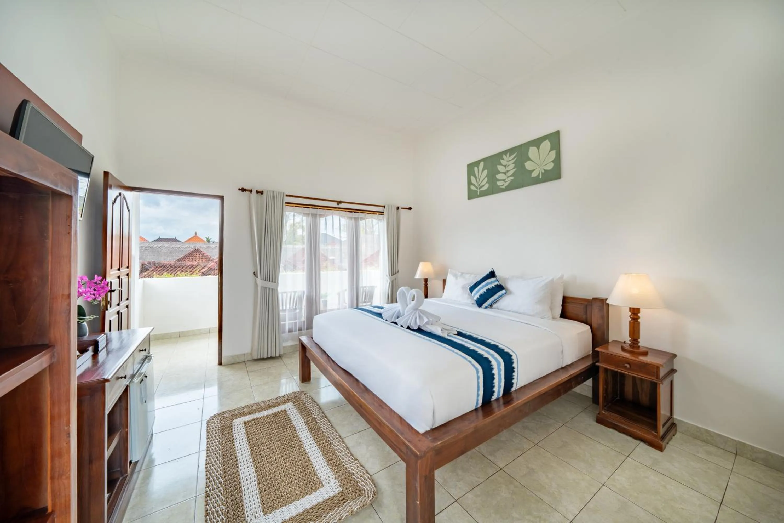 Bed in Nusa Indah Bungalow