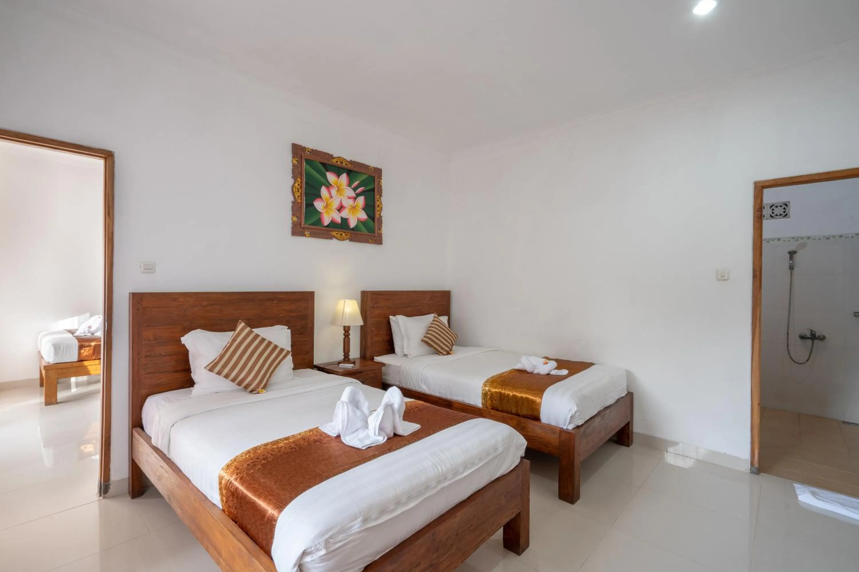 Bed in Nusa Indah Bungalow